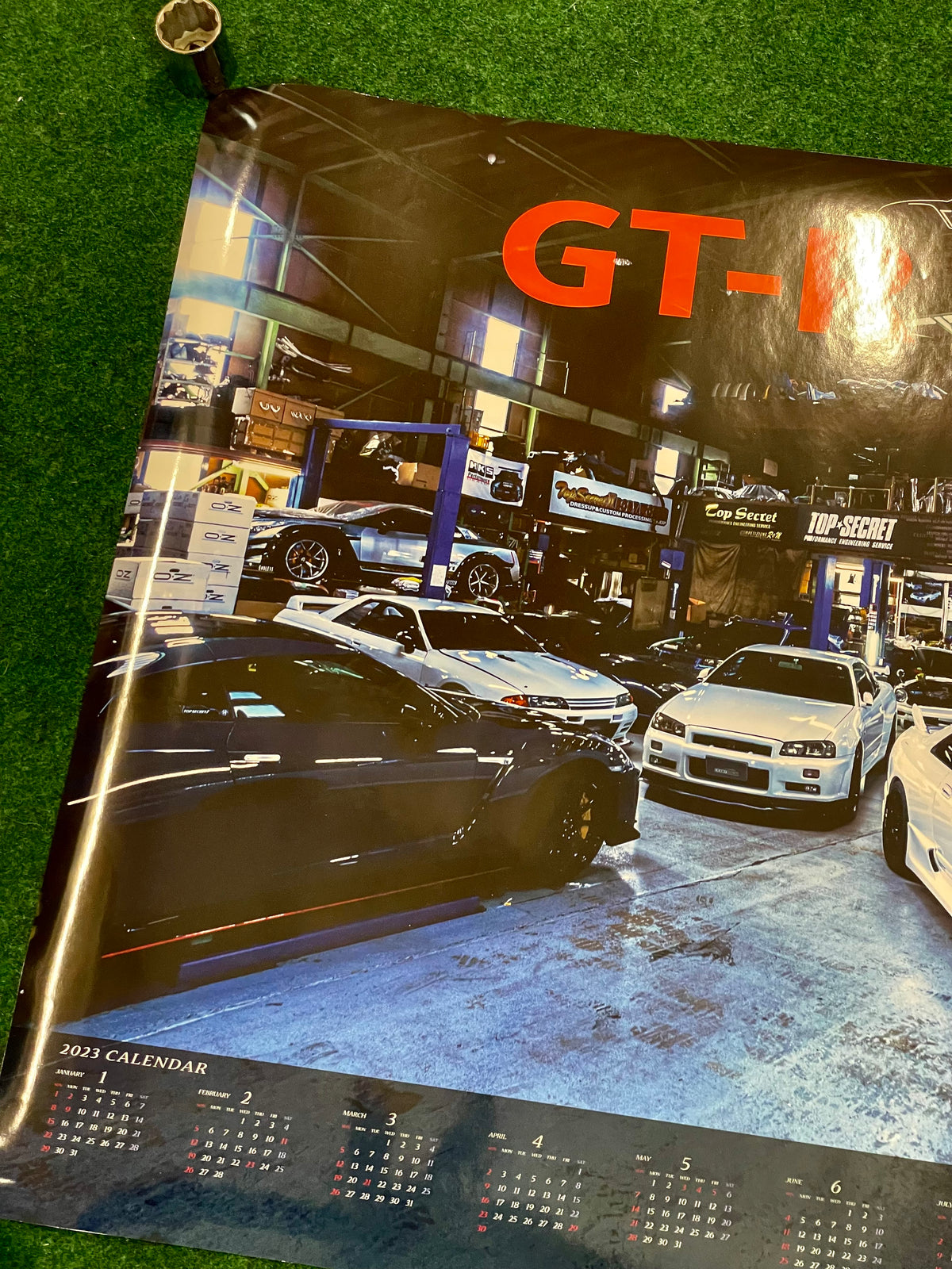 Top Secret - “GT-R Soul” Nissan R35 GTR Smoky Nagata “GT-R Base” 2023 Calendar & Poster