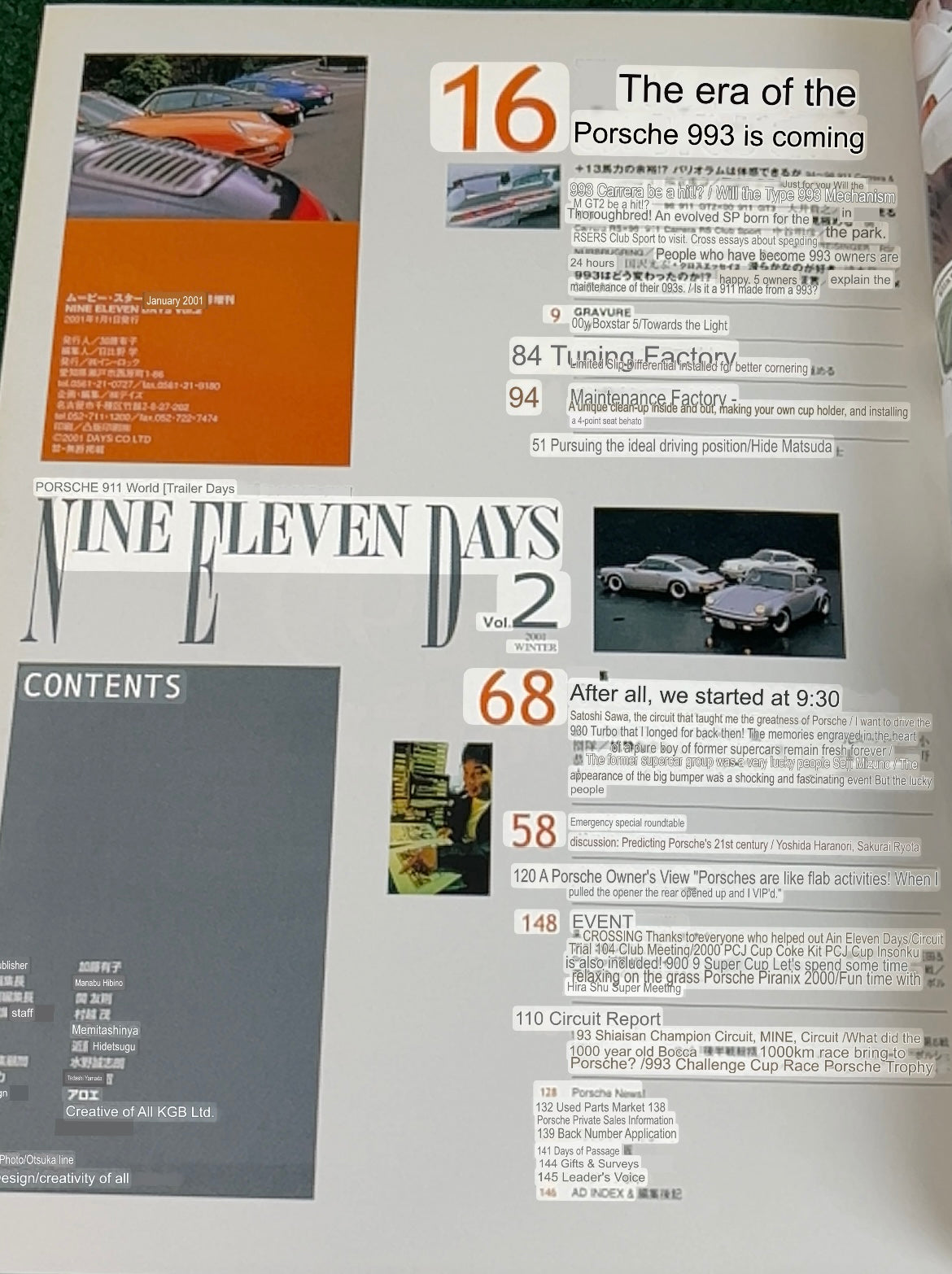 911 Days - Porsche Nine Eleven Magazine: Vol. 2