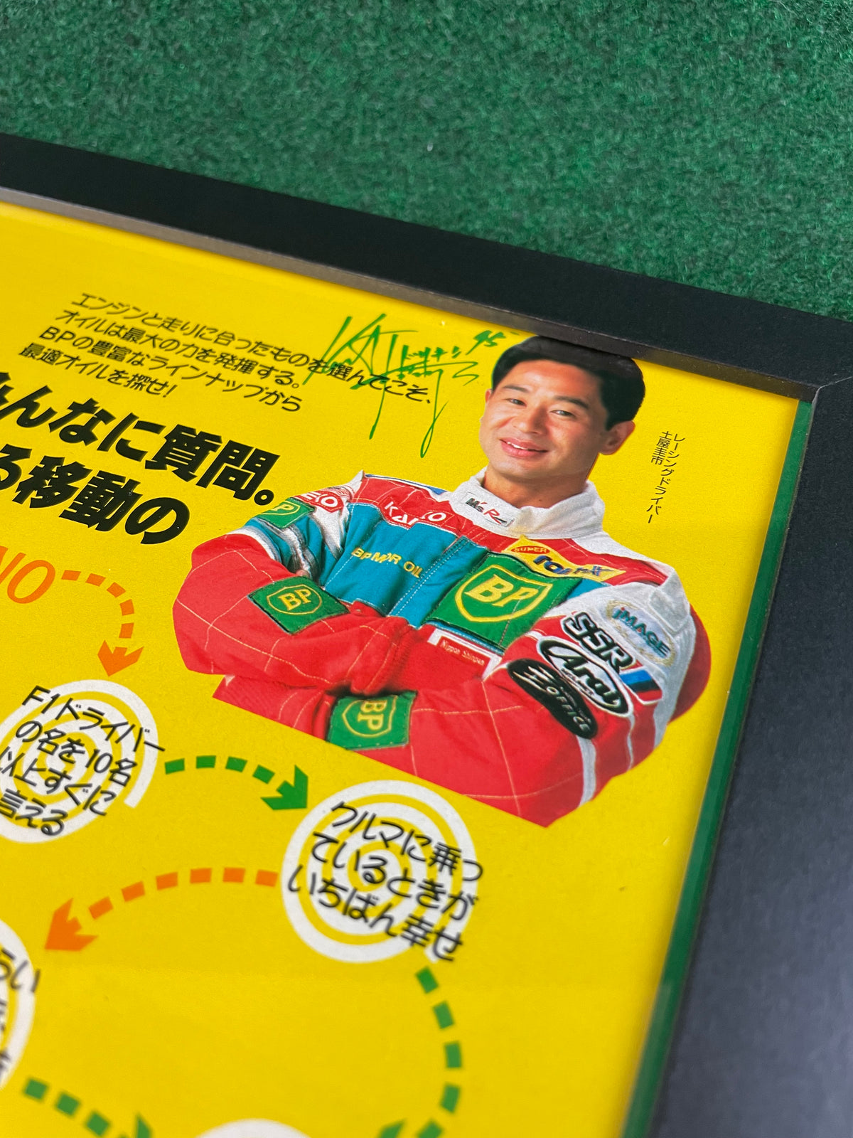 BP Oil & Keiichi Tsuchiya - Framed Advertisement