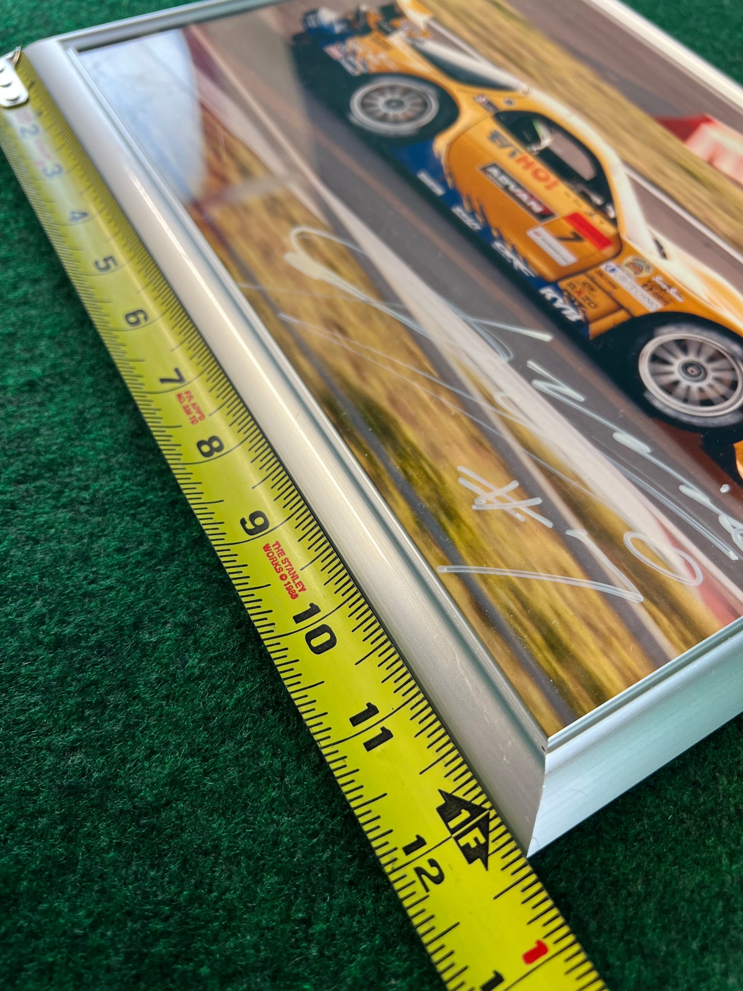 RE Amemiya 2007 Mazda RX-7 SUPER GT - Framed Autographed Photograph