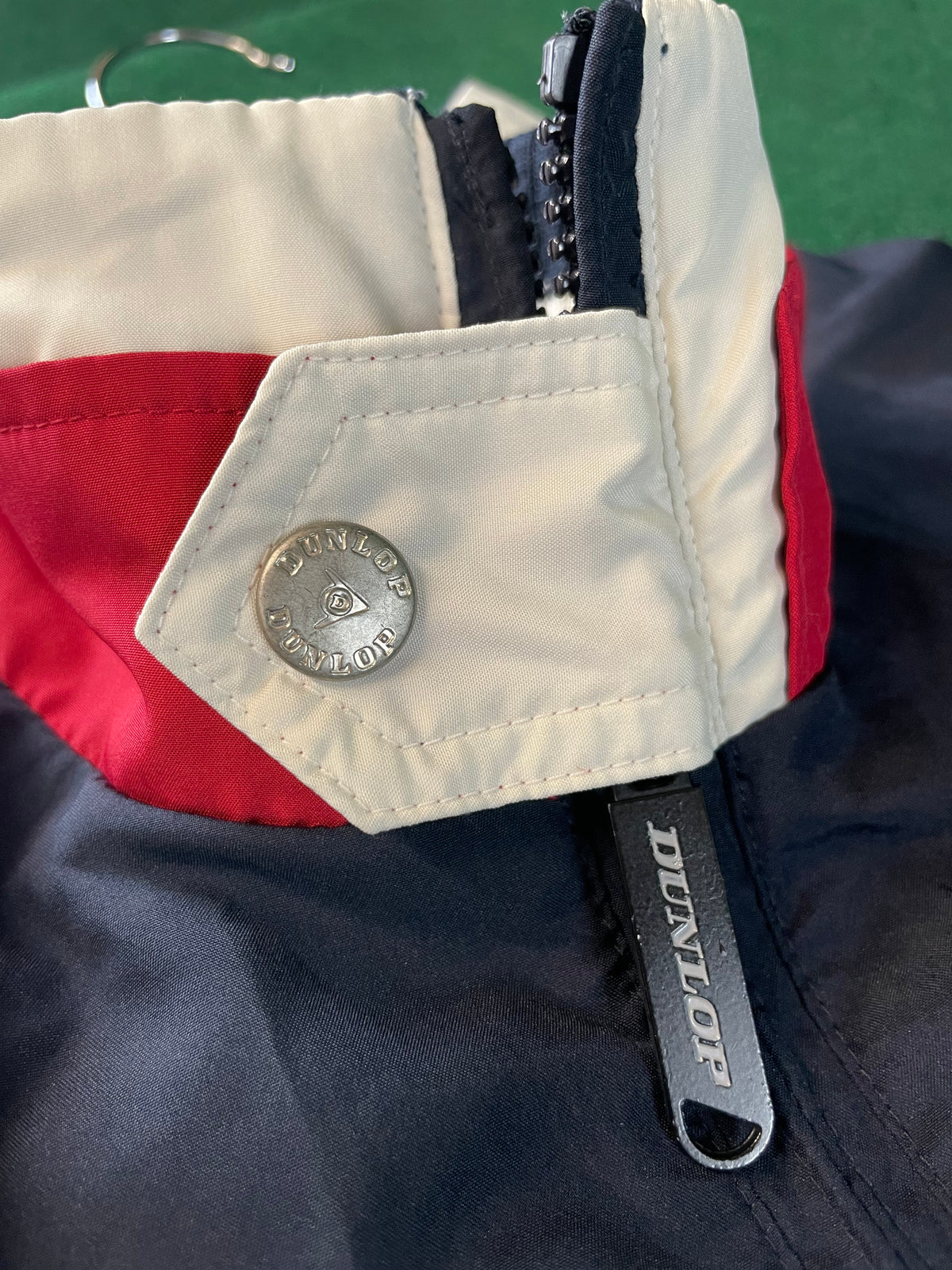 DUNLOP Motorsport - Red/White & Navy Blue Windbreaker Vest