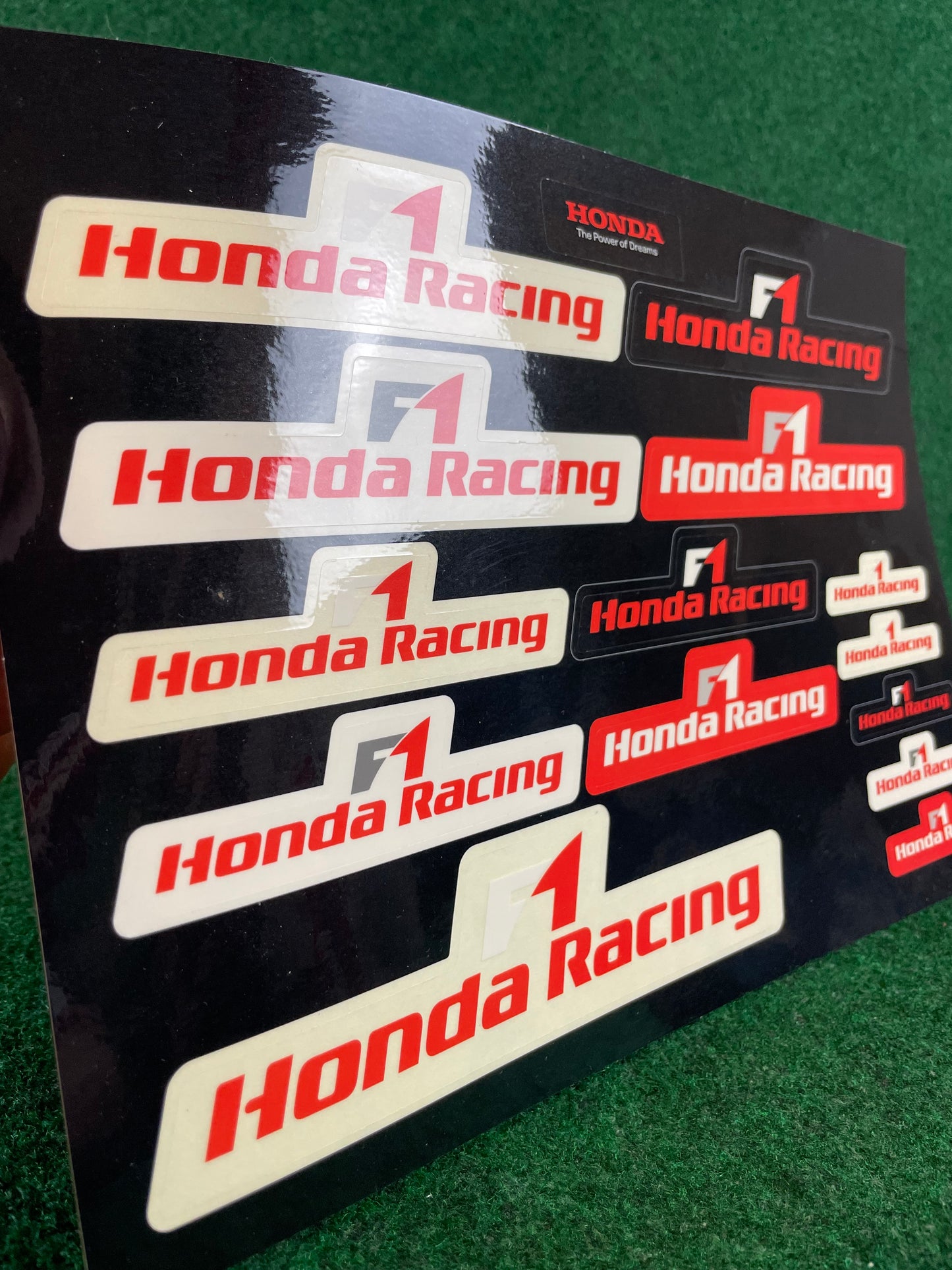 Honda Racing F1 Formula 1 - Sticker Sheet