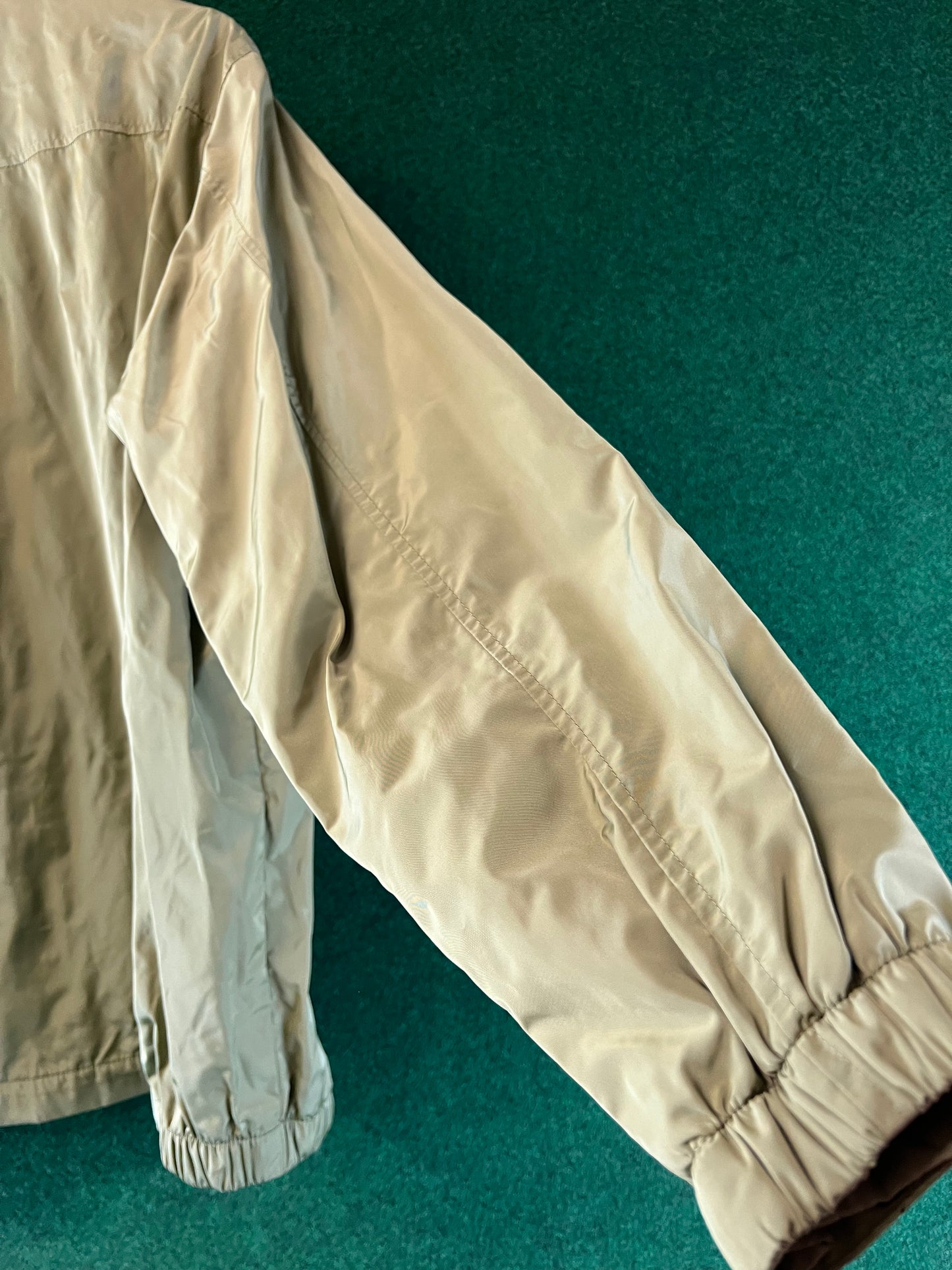 DUNLOP Motorsport -“Sports Oriented Since 1888” Olive Green Windbreaker Zip Up Jacket - LL