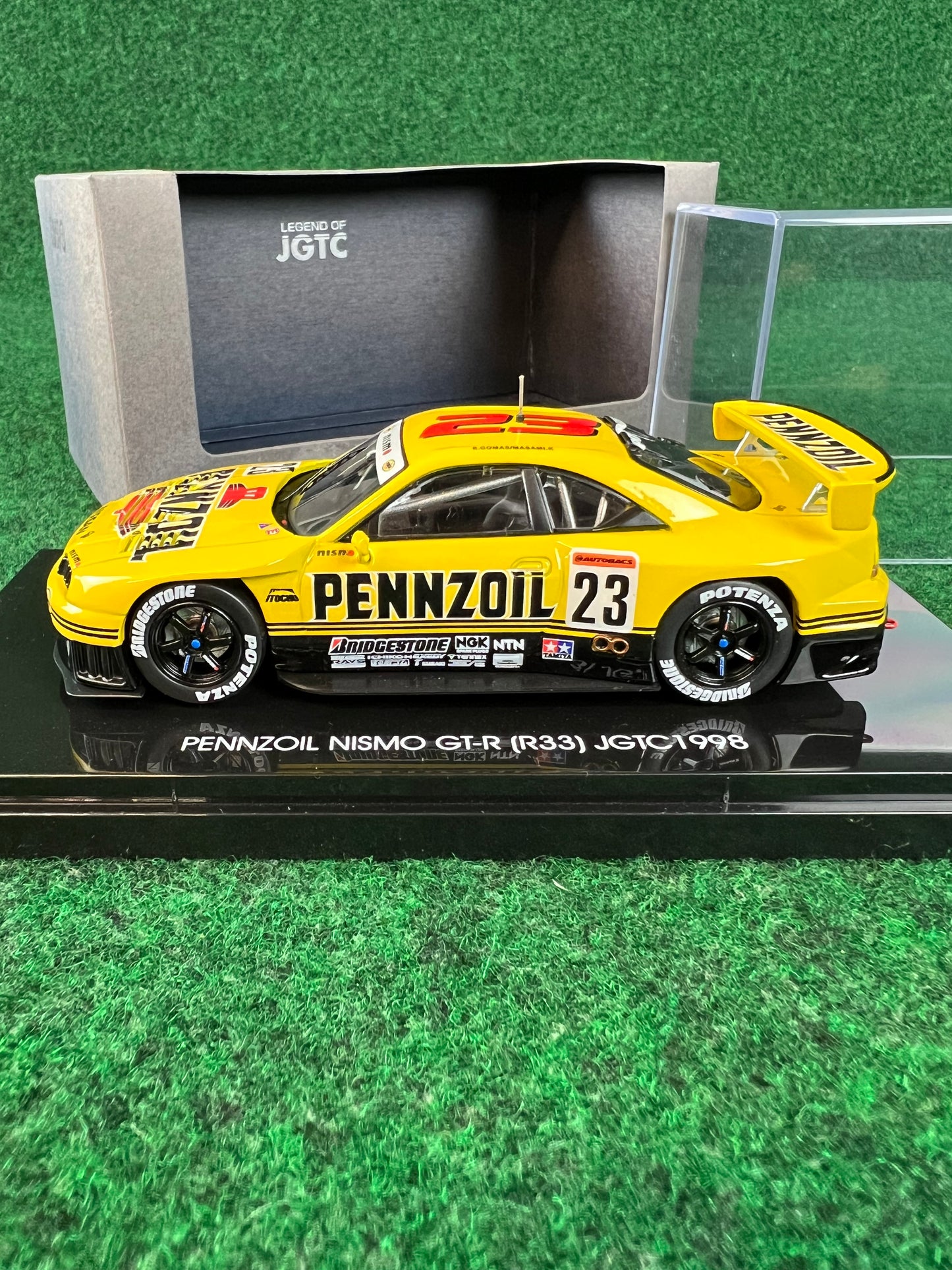 EBBRO Legends of JGTC - 1998 Pennzoil Nissan Skyline R33 GTR 1/43 Diecast
