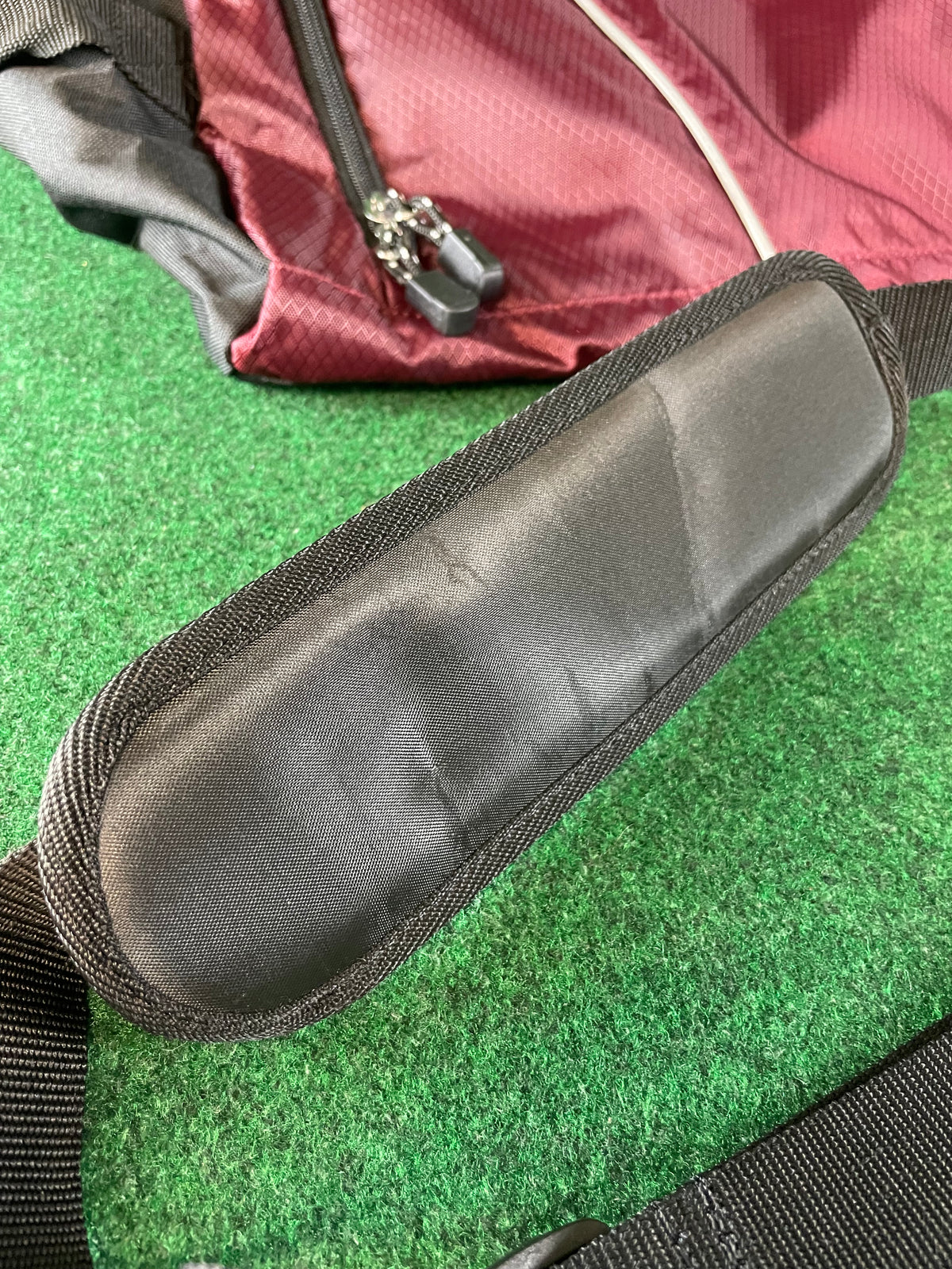 DUNLOP Motorsport - Dark Red & Black Duffle Travel Bag
