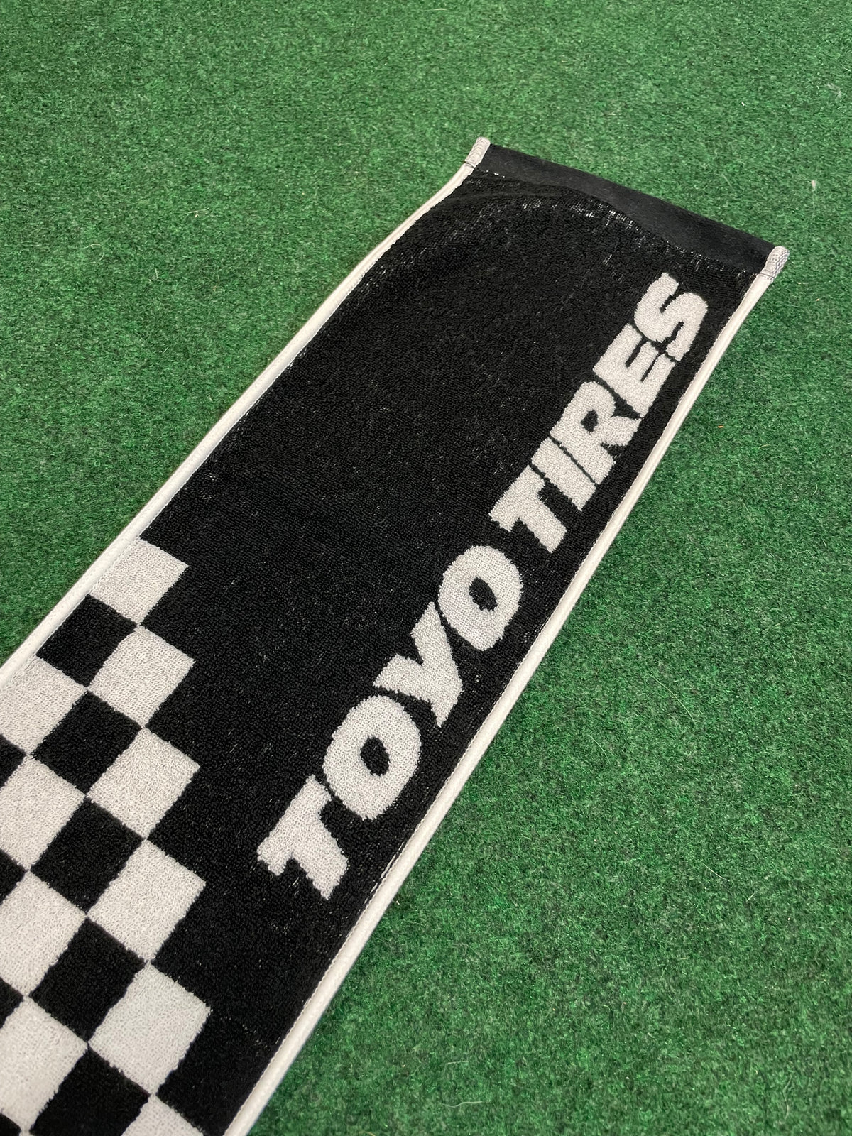 Toyo Tires - Black & White Checkered Promotional Towel