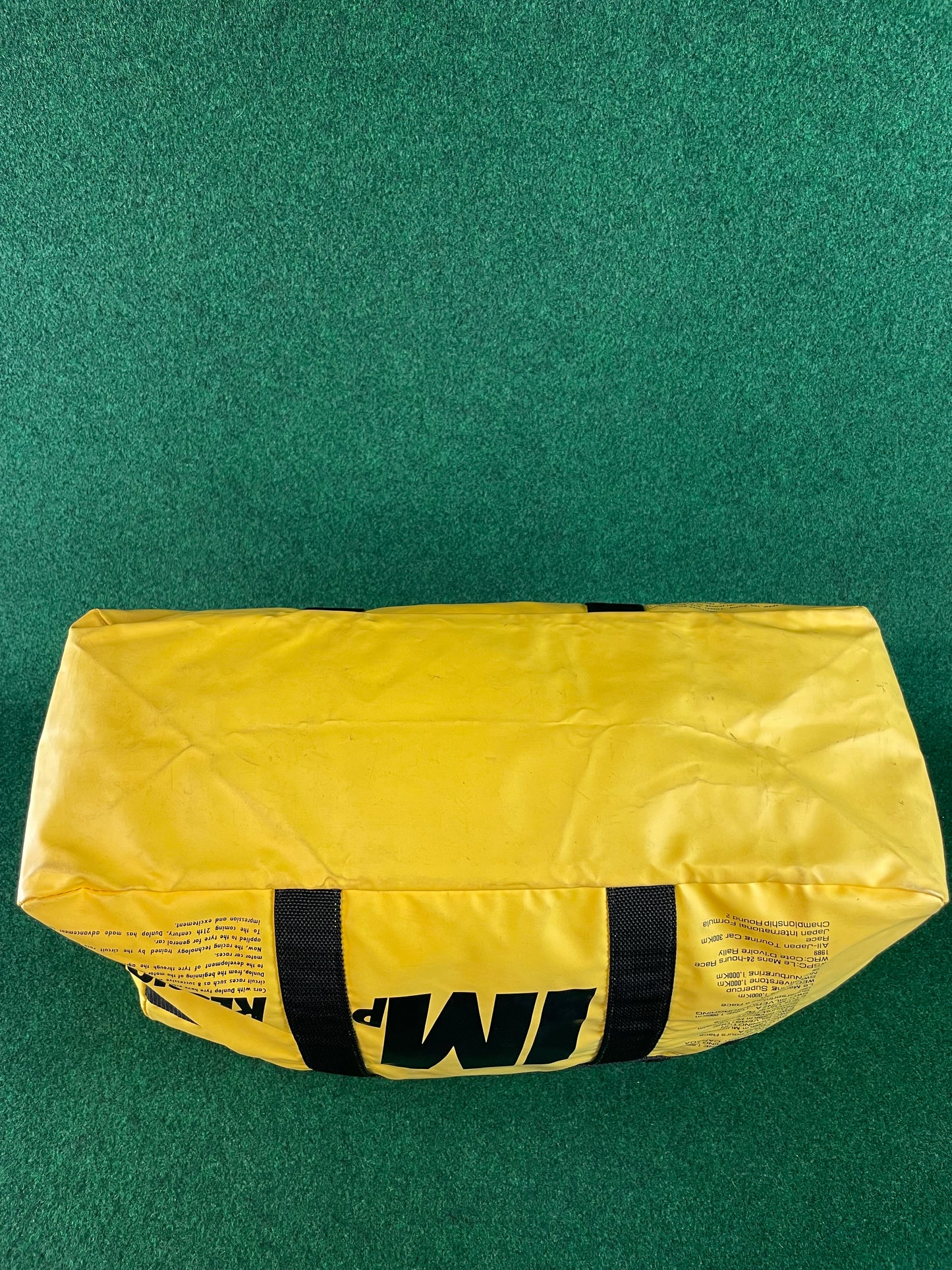 DUNLOP - Vintage Yellow Duffel Travel Bag