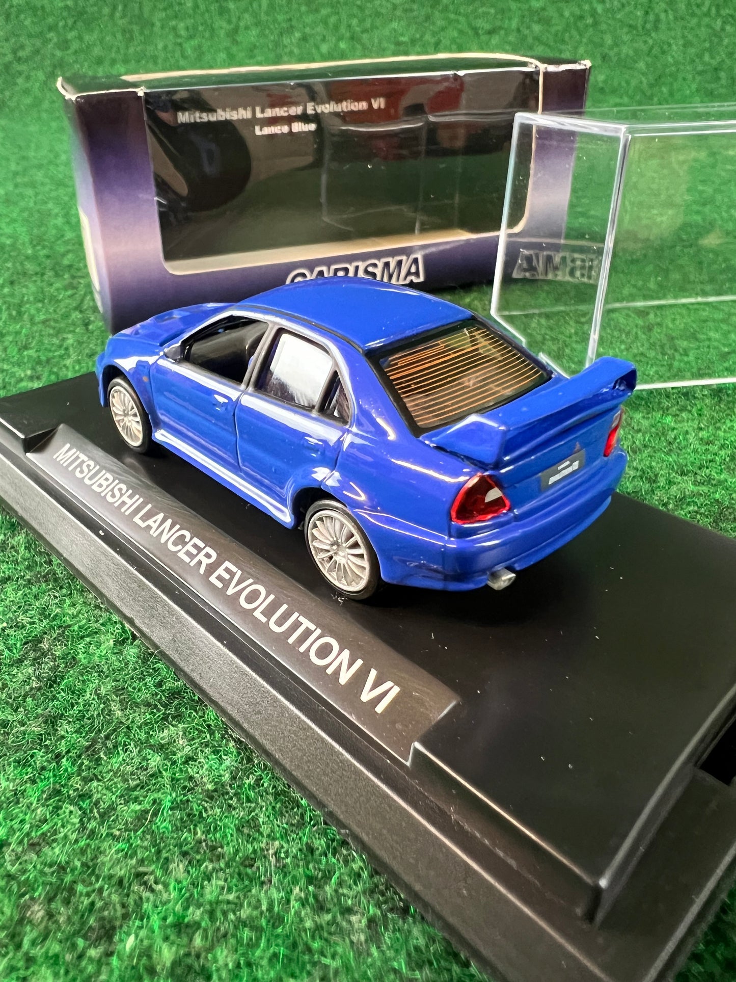 CARISMA - Mitsubishi Lancer Evolution VI (Blue) 1/64 Scale Diecast