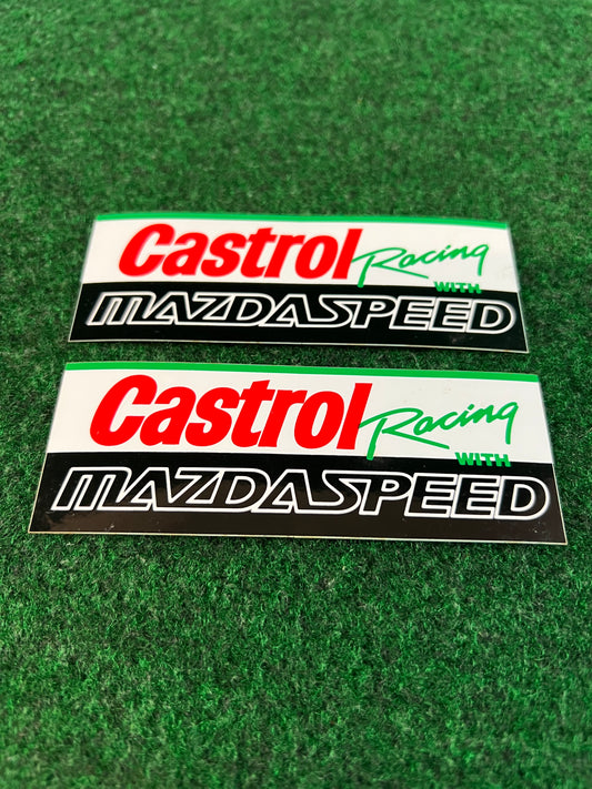 Castrol Racing x Mazdaspeed Sticker Set