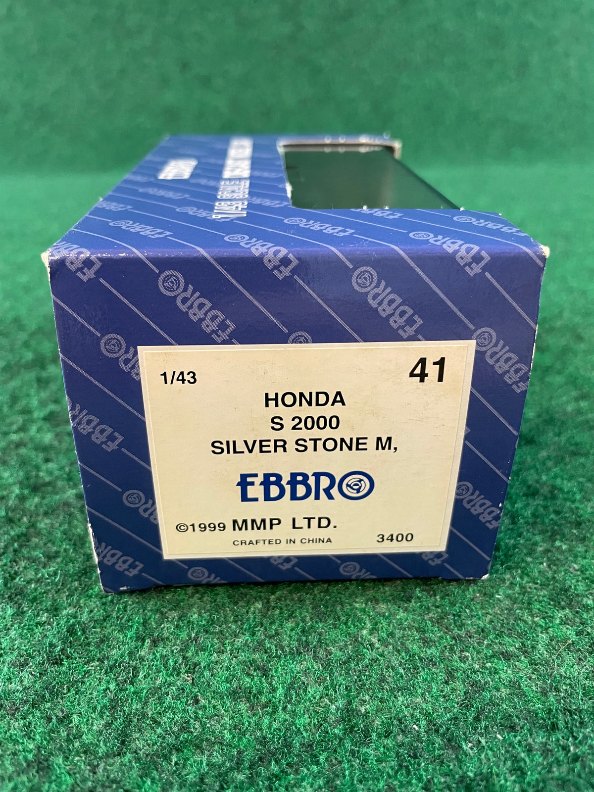 EBBRO 1999 Honda S2000 (Silverstone Silver) 1/43 Scale Diecast