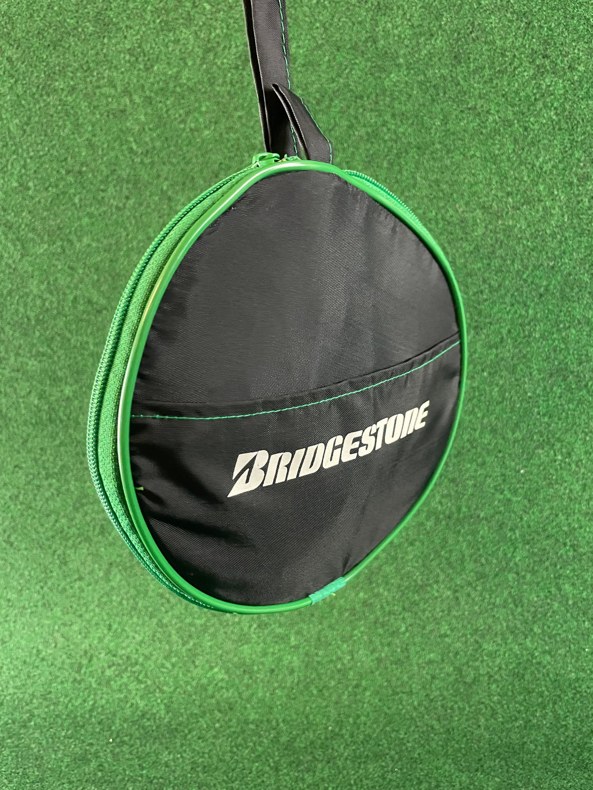 BRIDGESTONE - Black & Green Mini Collapsible Duffle Bag