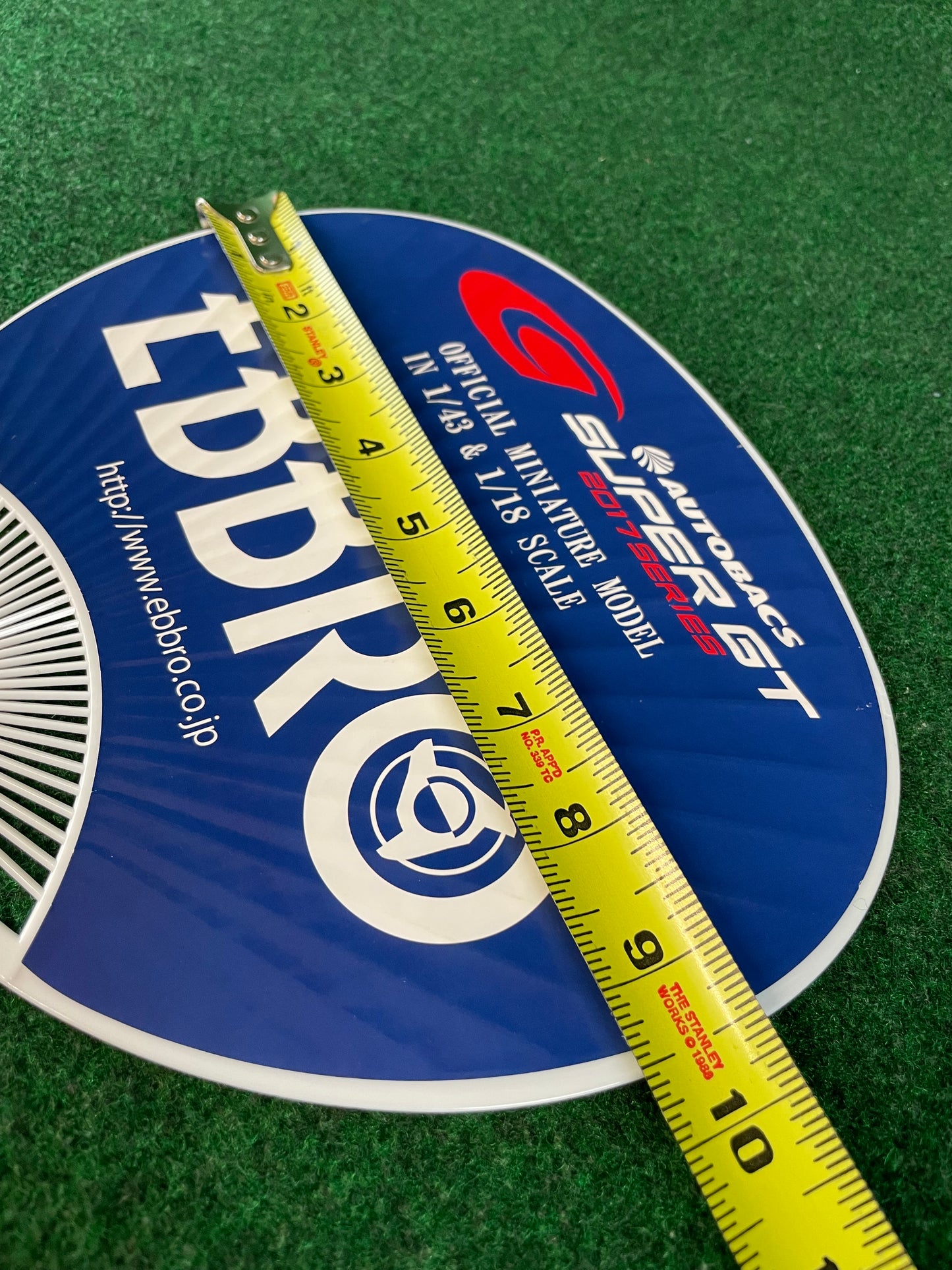 EBBRO SuperGT - 2017 Official Miniture Model Raceday Promotional Hand Fan (1)
