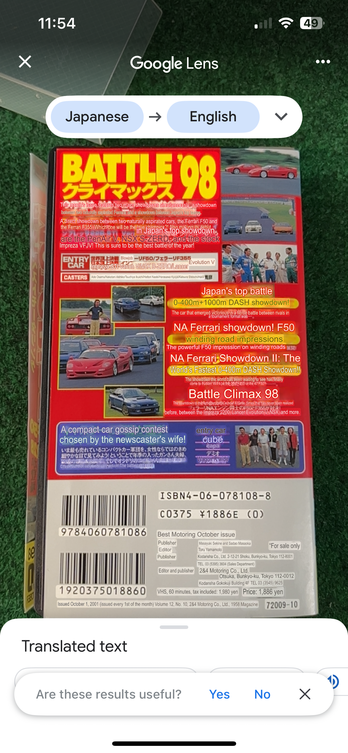 Best Motoring VHS - October, November & December 1998