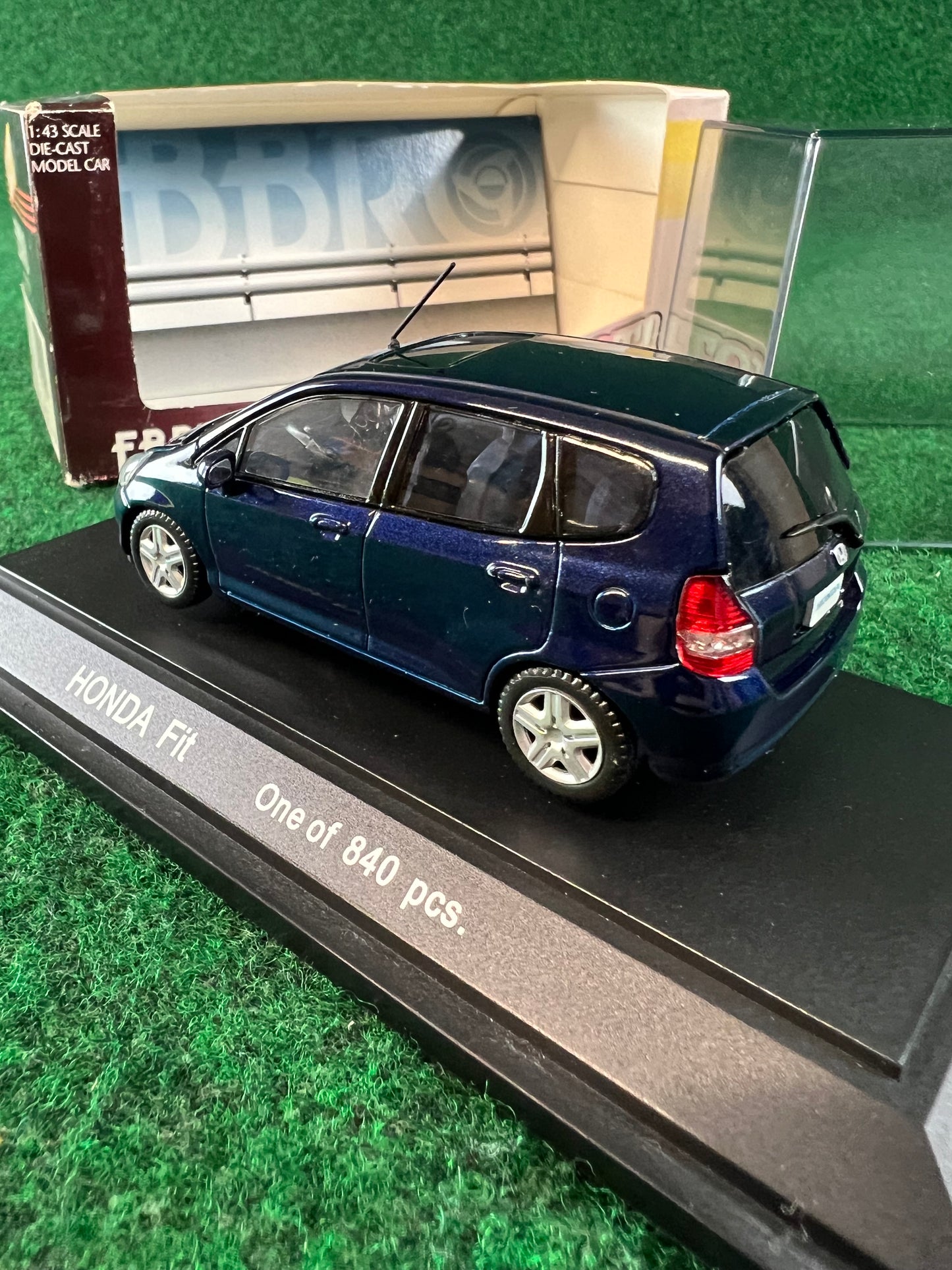 EBBRO HOT - Honda Fit - Dark Blue 1 of 840 1/43 Scale Diecast