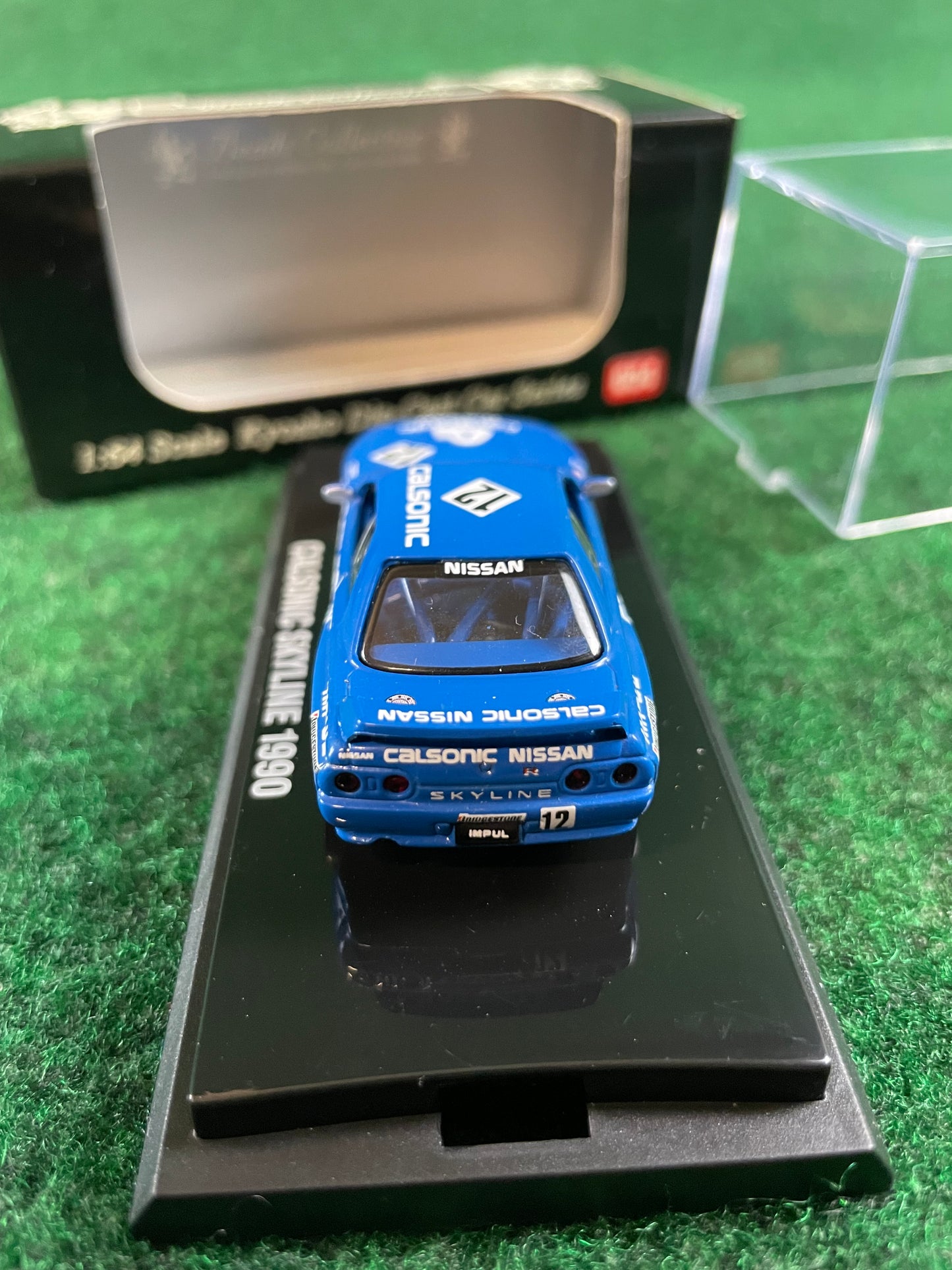 KYOSHO - Beads Collection 1990 & 1991 Calsonic IMPUL Nissan Skyline R32 GT-R 1/64 Scale Diecast Set