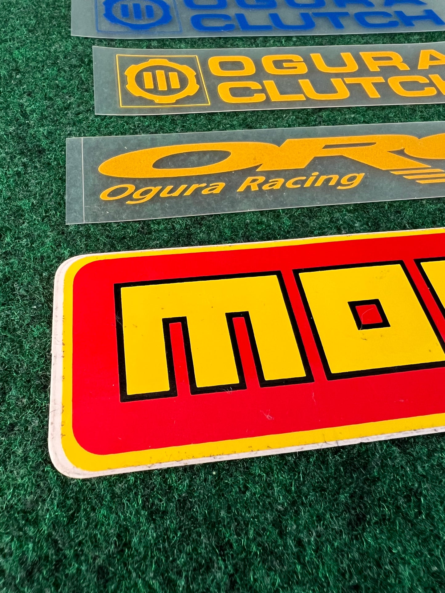 TRUST, MOMO & Ogura Racing Clutch Sticker Set