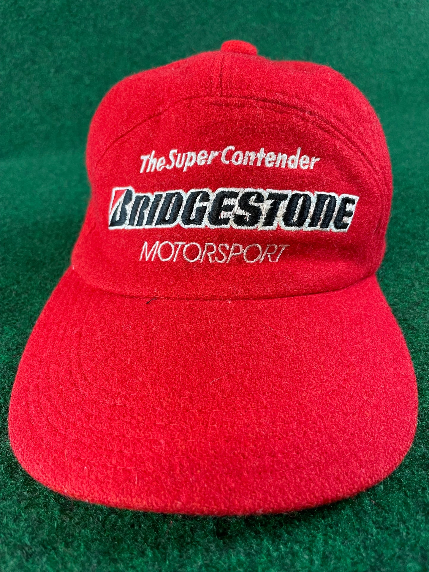 Bridgestone Motorsport - Vintage Red 7 Panel  Wool Hat