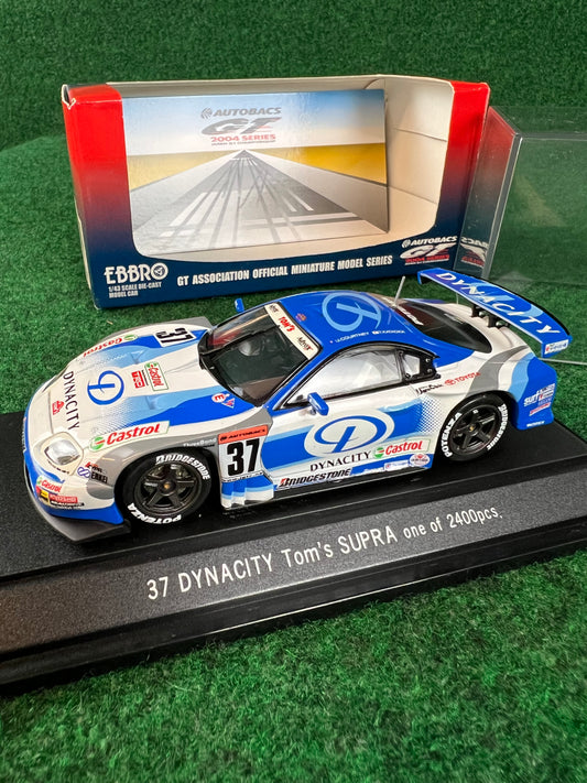 EBBRO - 2004 JGTC Dynacity Tom's Toyota Supra 1/43 Scale Diecast