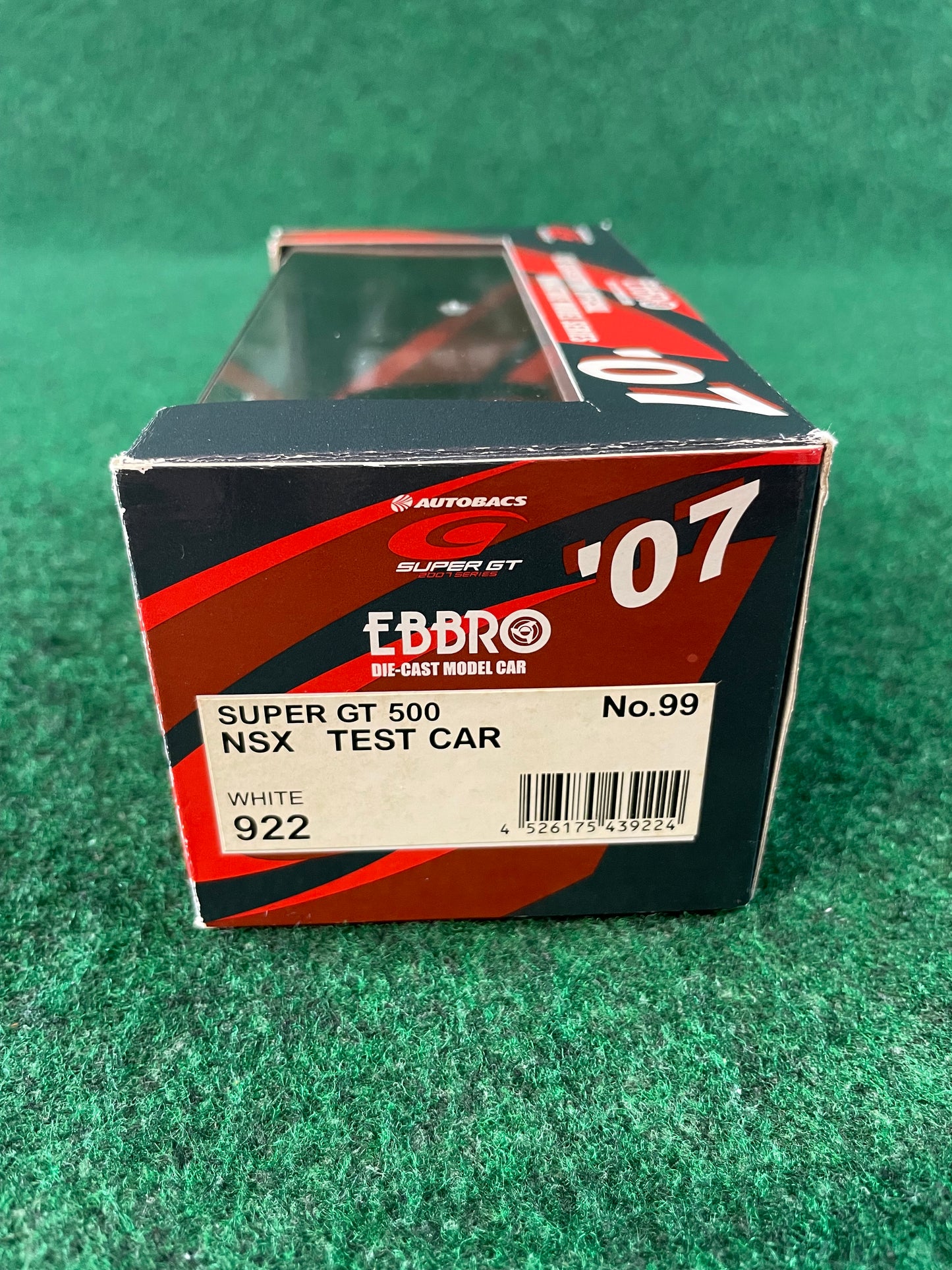 EBBRO - SuperGT 2007 Honda NSX TEST 1/43 Scale Diecast