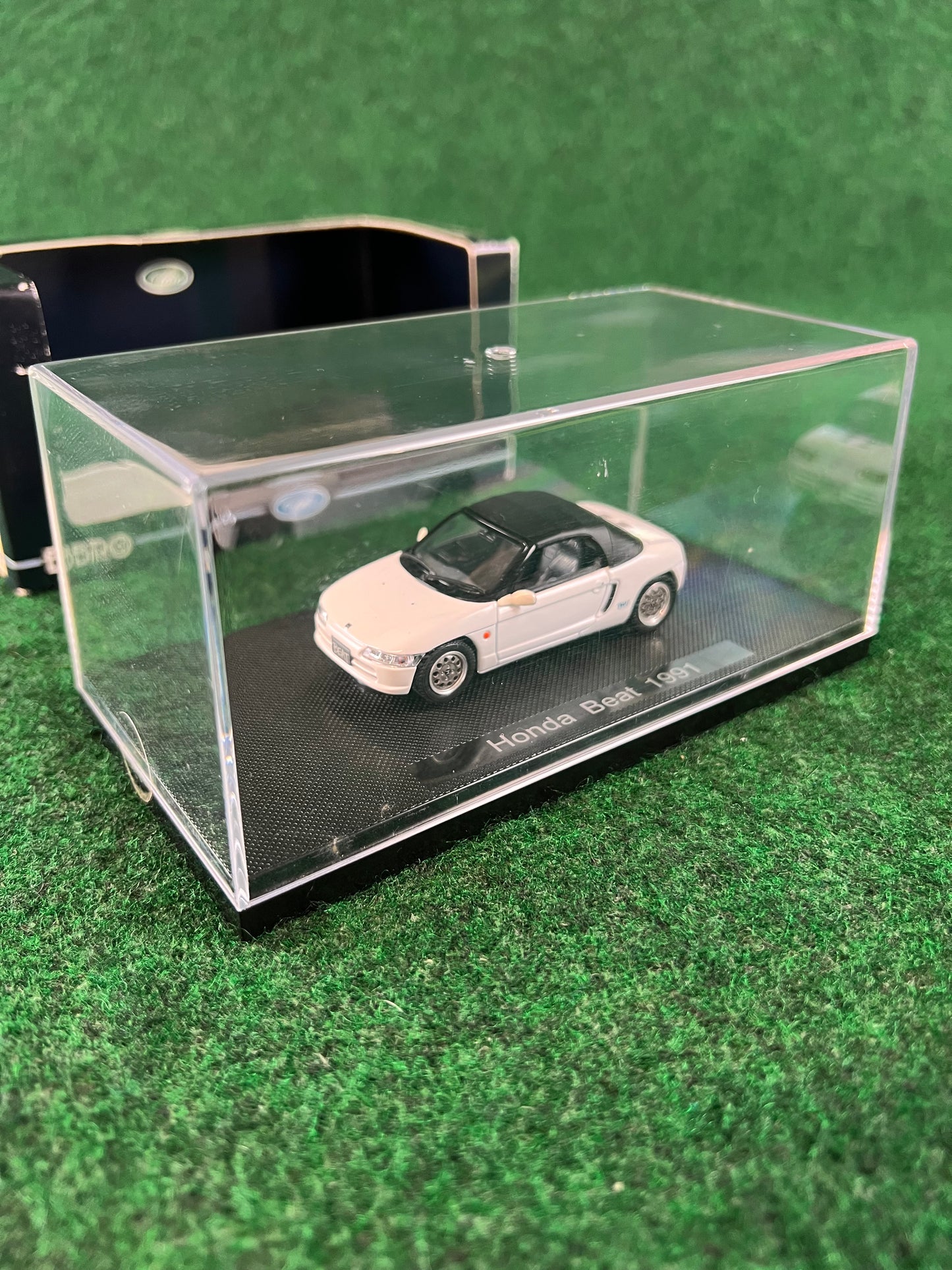 EBBRO Oldies - 1991 Honda Beat White Convertible 1/43 Scale Diecast
