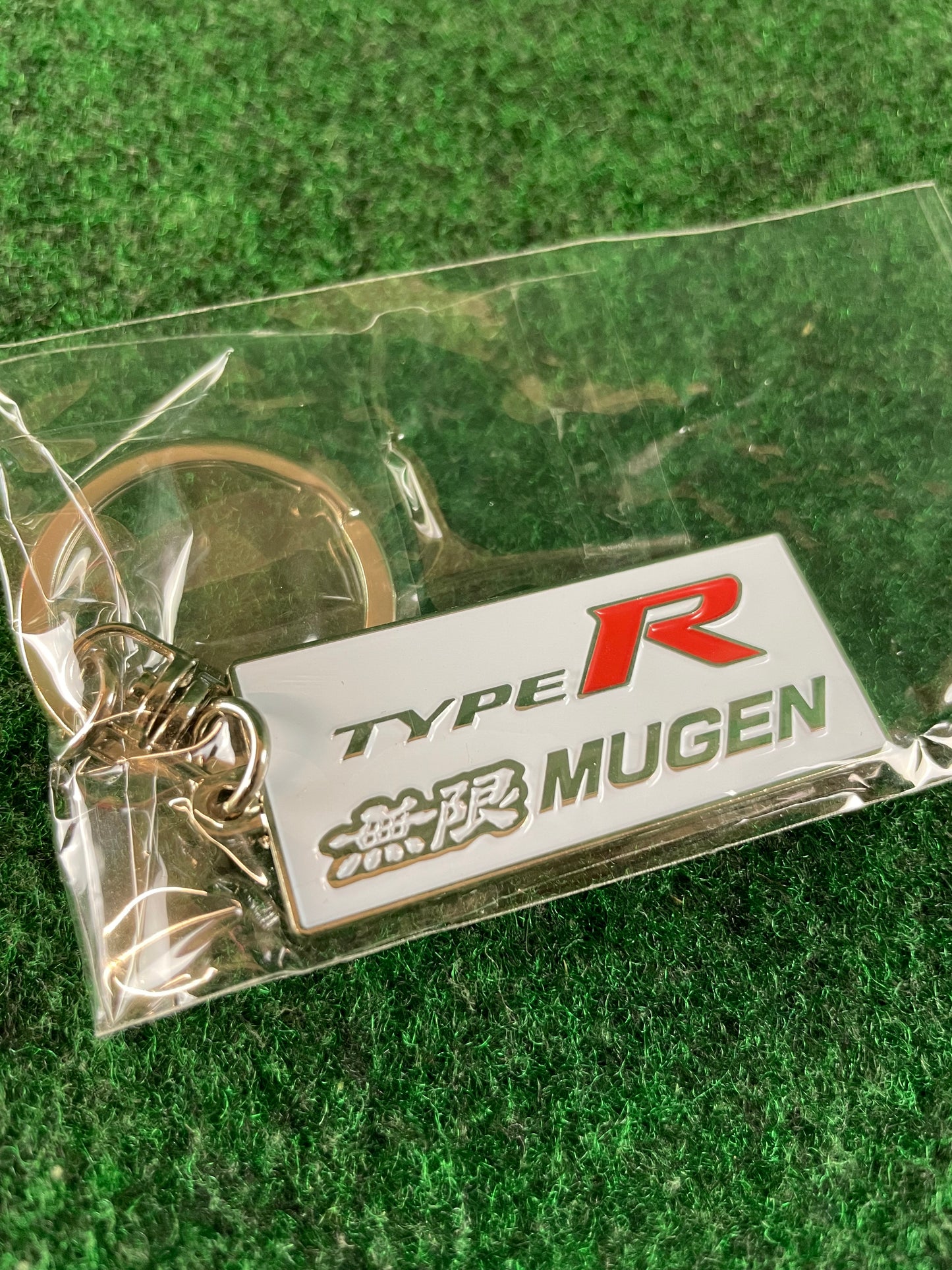 TC Juurokuhoi Vending Machine - Honda Civic Type R FK8 MUGEN Metal Logo Keychain