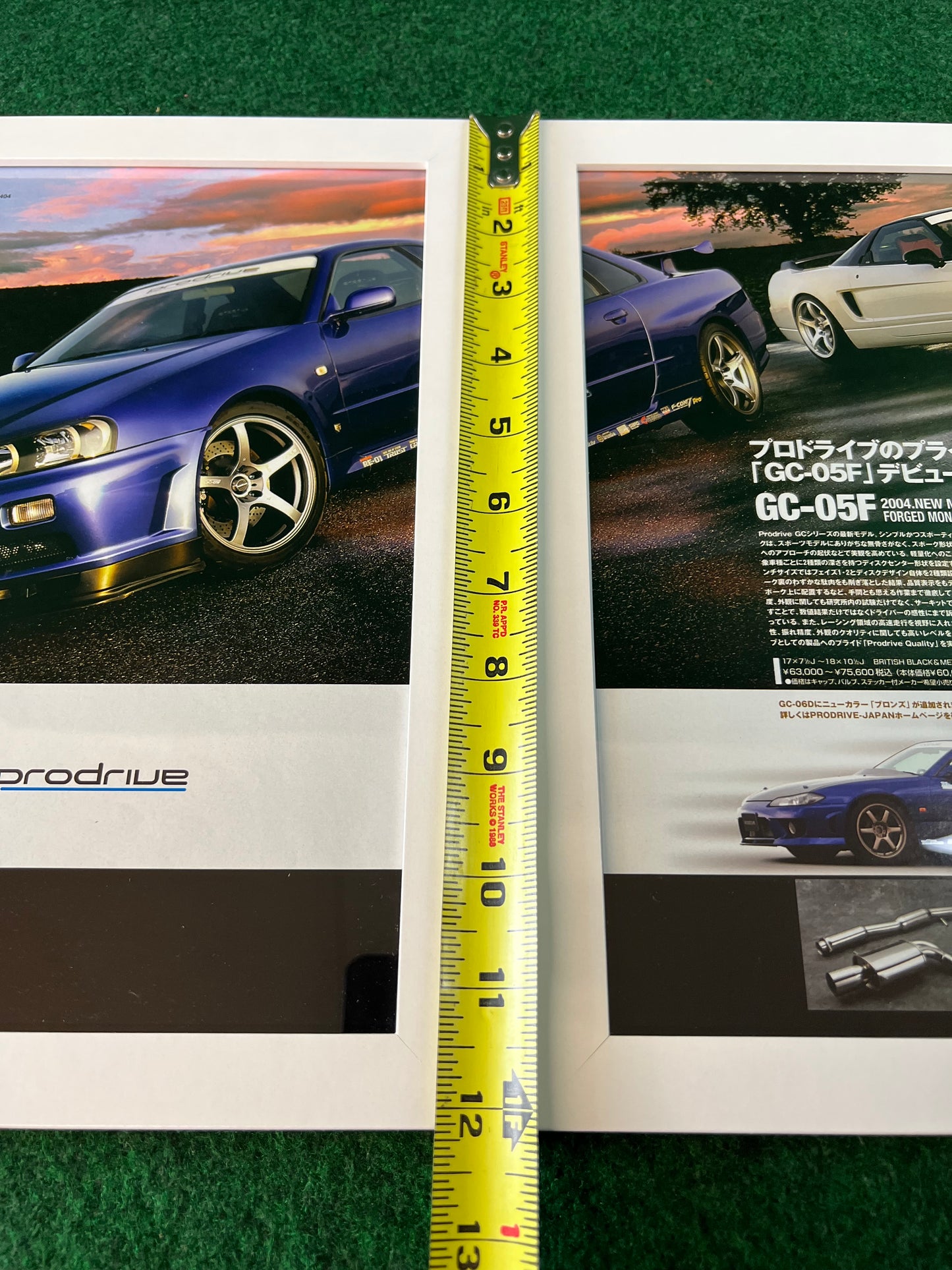 Prodrive - Wheels & Exhaust Framed Advertisement Picture Set