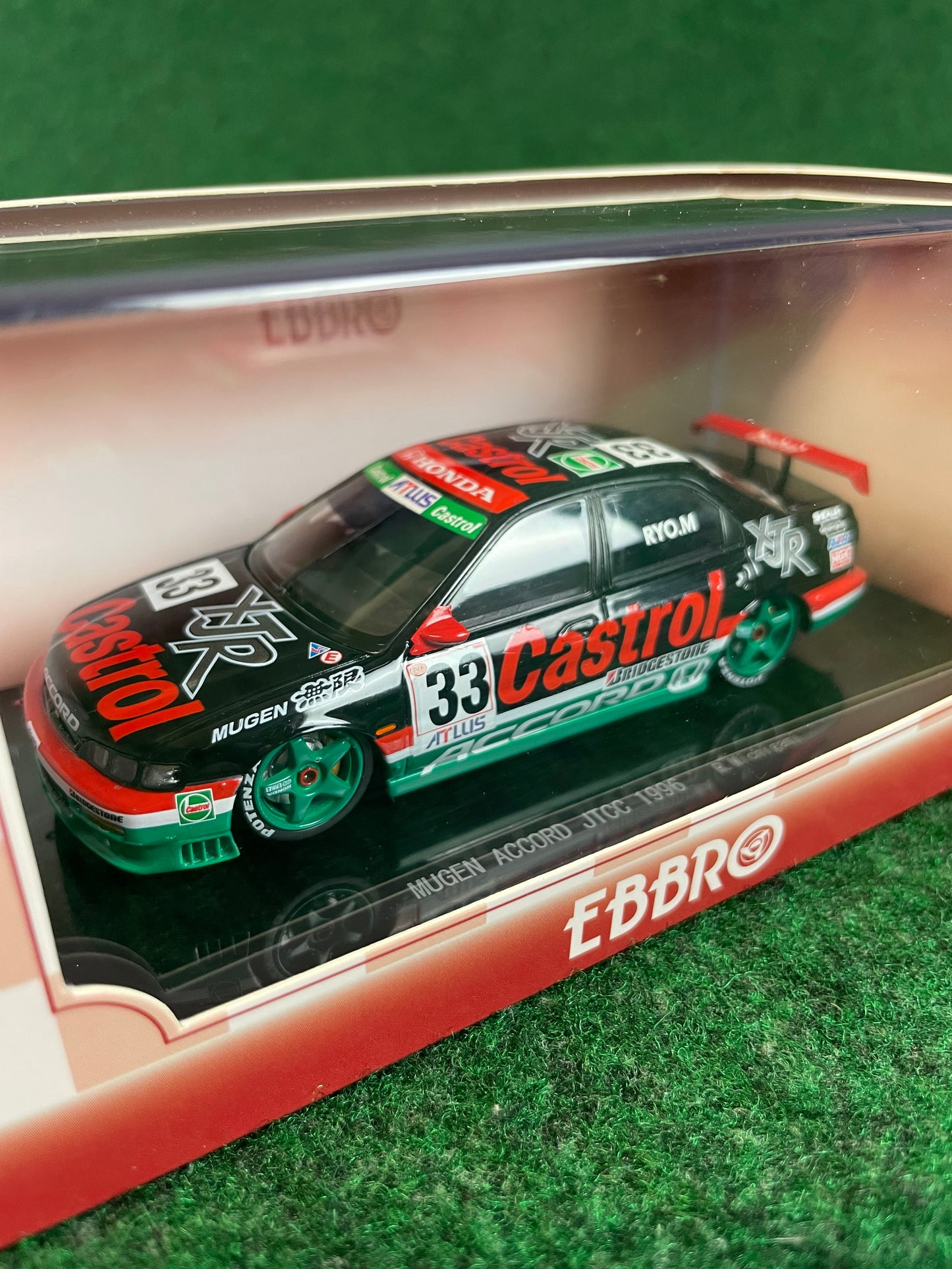 EBBRO Racing JTCC Castrol MUGEN Honda Accord #33 Ryo Michigami 1/43 Scale Diecast