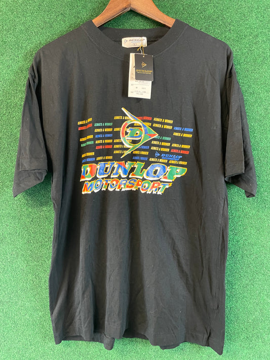 DUNLOP Motorsport - Vintage Black Graphic T-Shirt