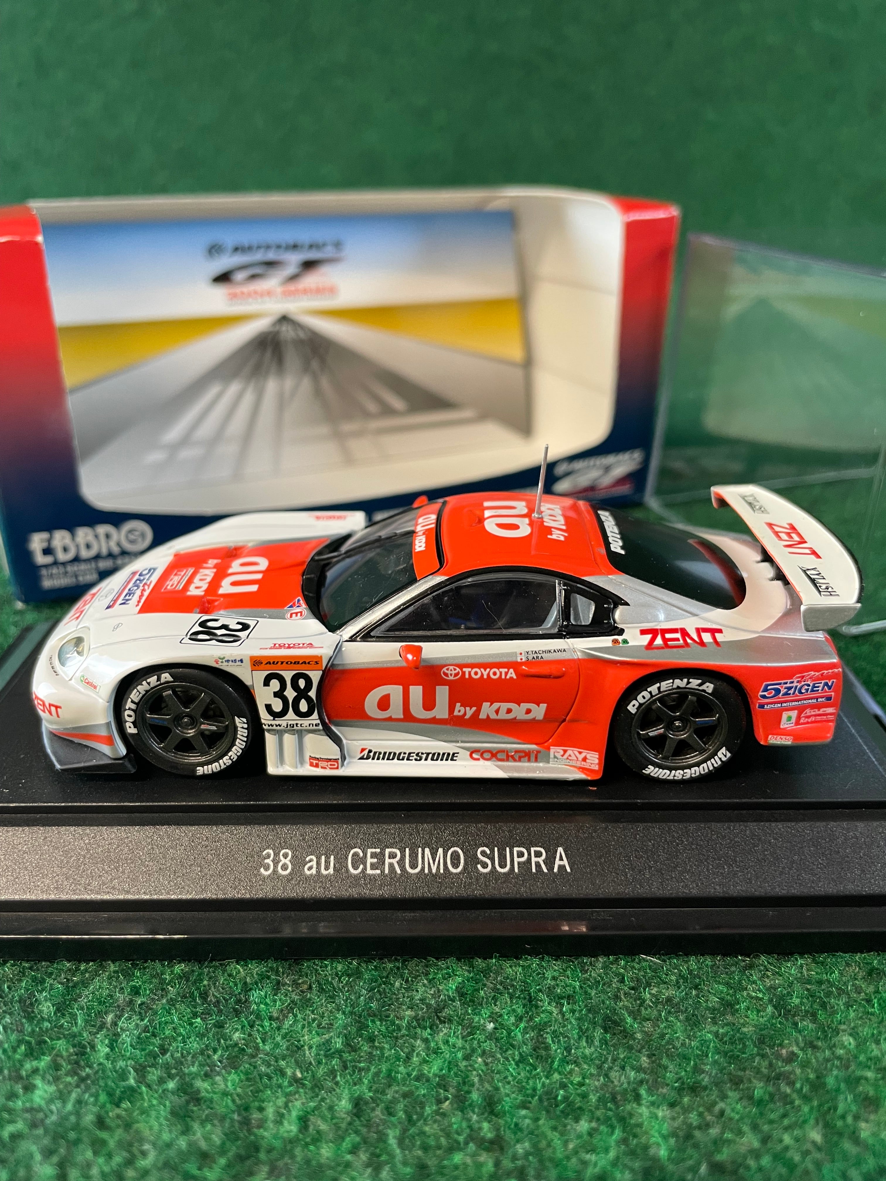EBBRO - 2004 JGTC au Cerumo Toyota Supra 1/43 Scale Diecast