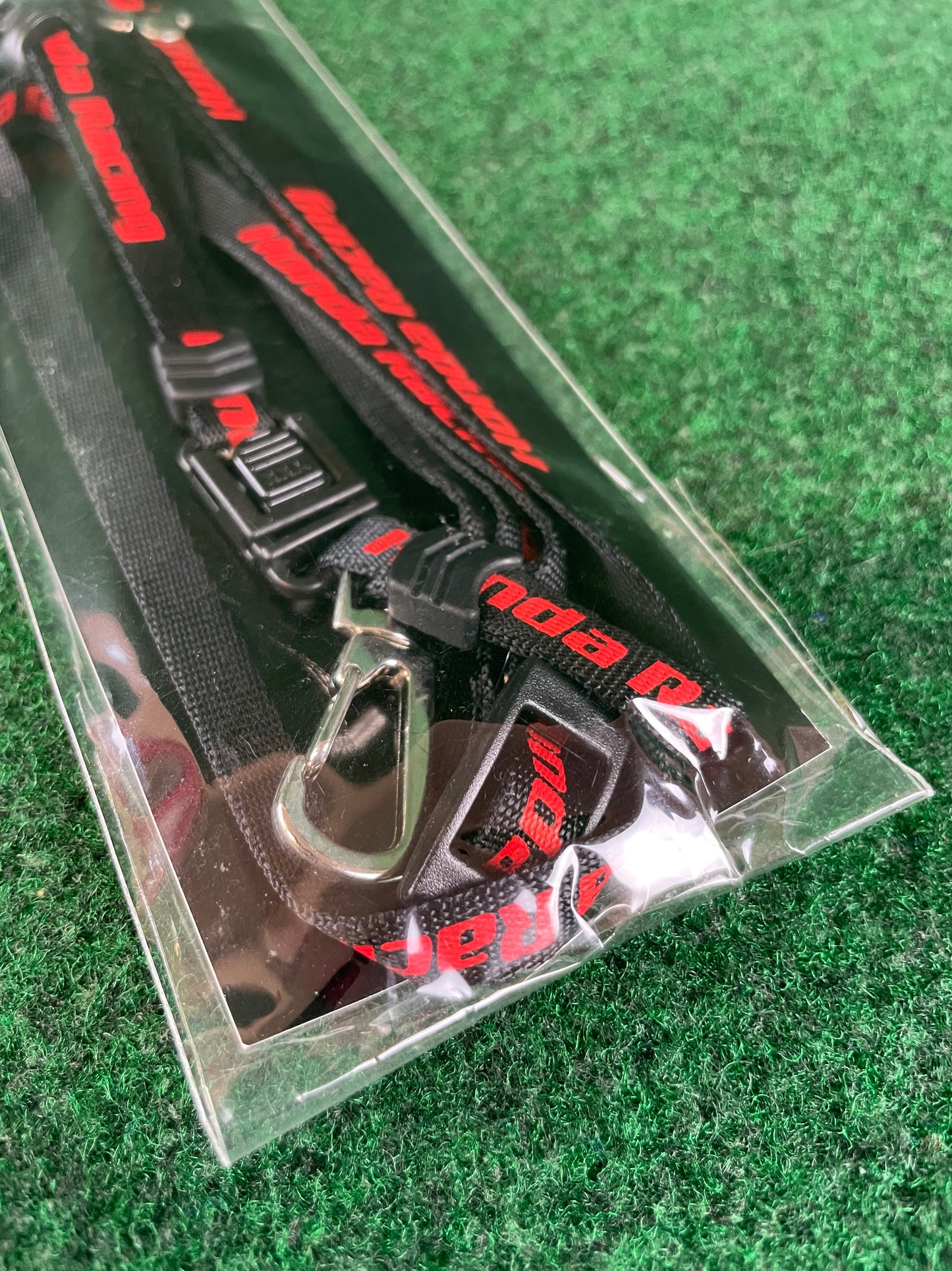 Honda Racing - Black/Red Lanyard Keychain Thin Neck Strap