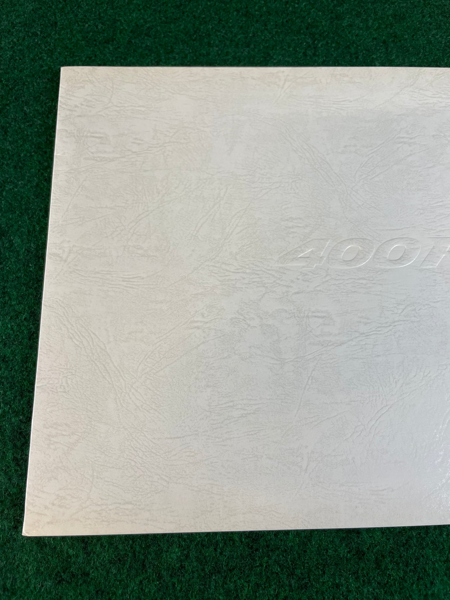 Nissan Skyline 400R R33 GT-R - Japanese Dealer New Car Press Release Folder Packet Brochure