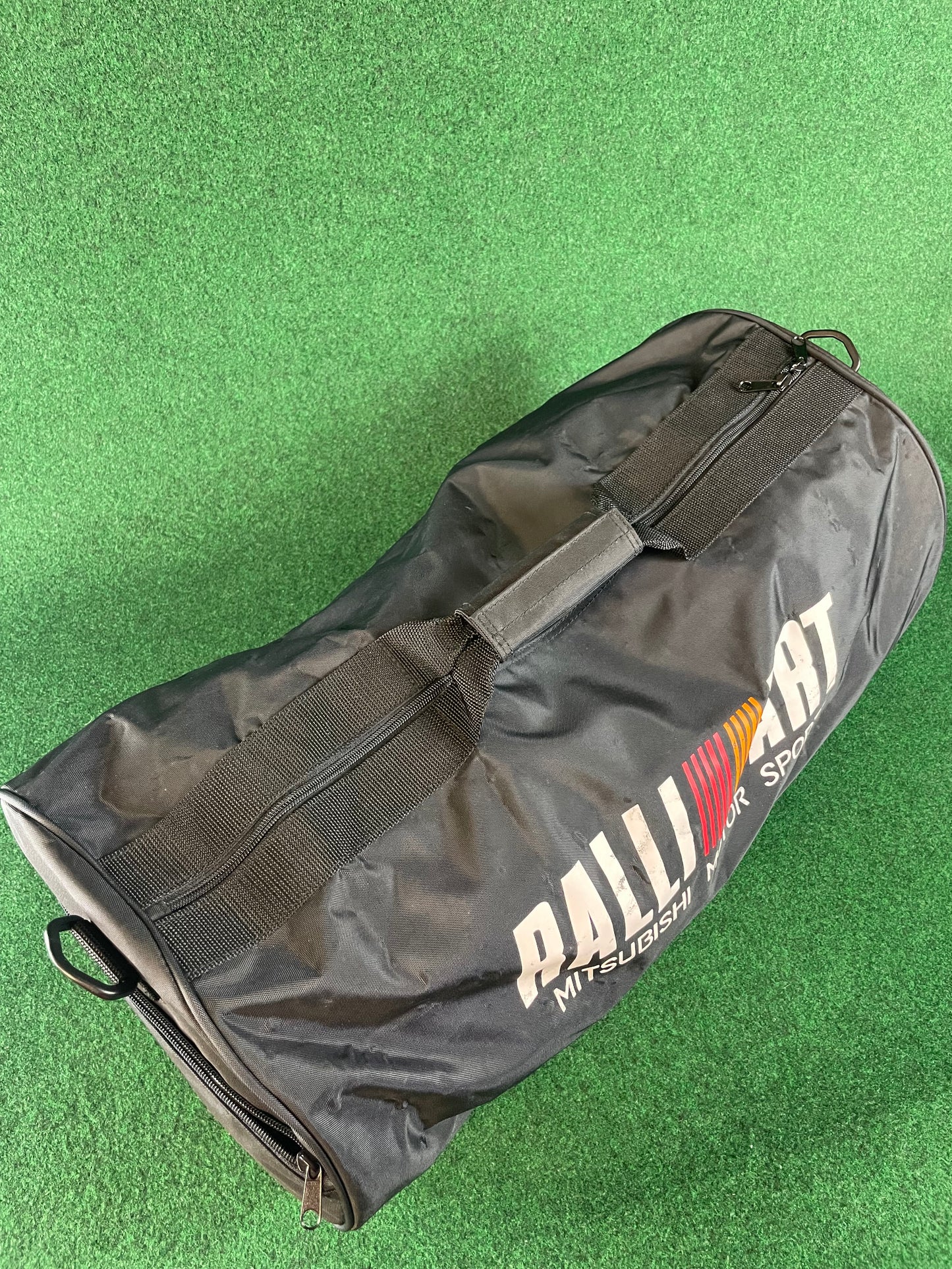 RALLIART - Mitsubishi Motor Sports Vintage Black Duffle Bag