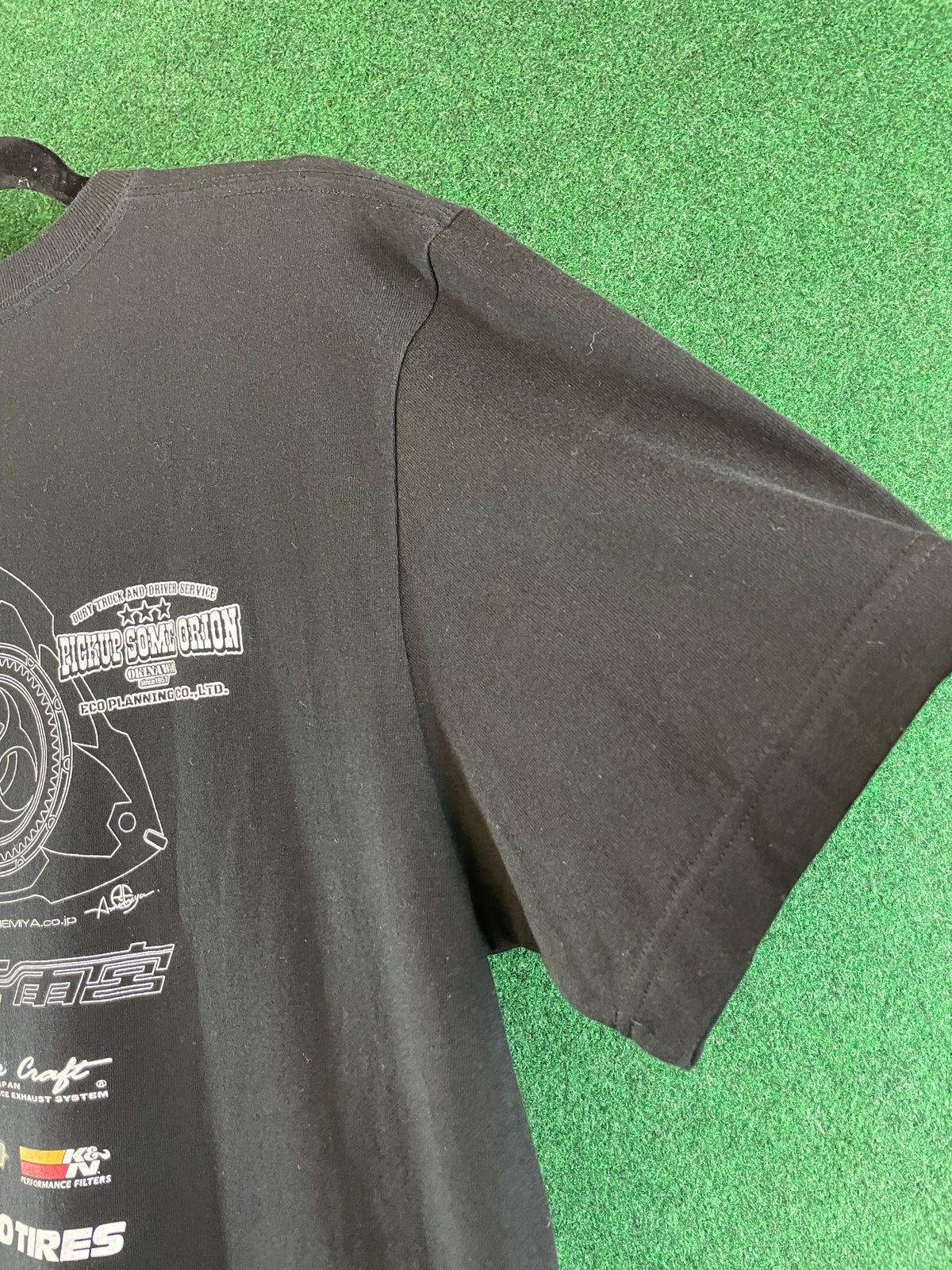 REAmemiya - (Toyo Tires, Sunoco, K&N) Promotional Collaboration Black T-Shirt (L)