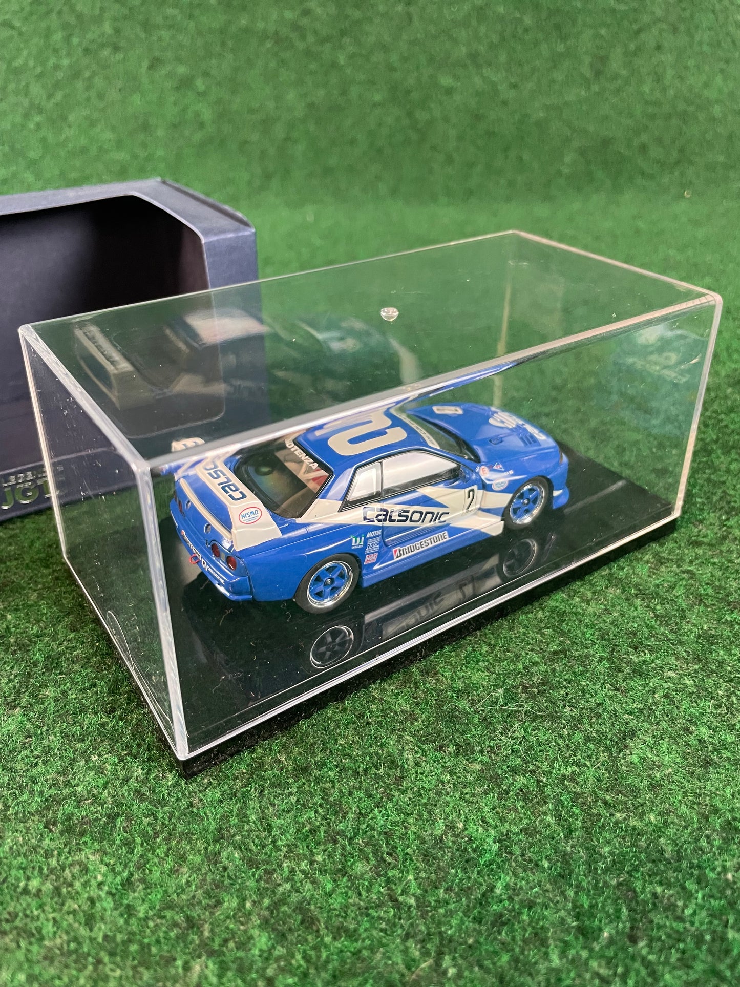 EBBRO JGTC Legends Calsonic 1993 Fuji May Nissan Skyline R32 GT-R 1/43 Scale Diecast