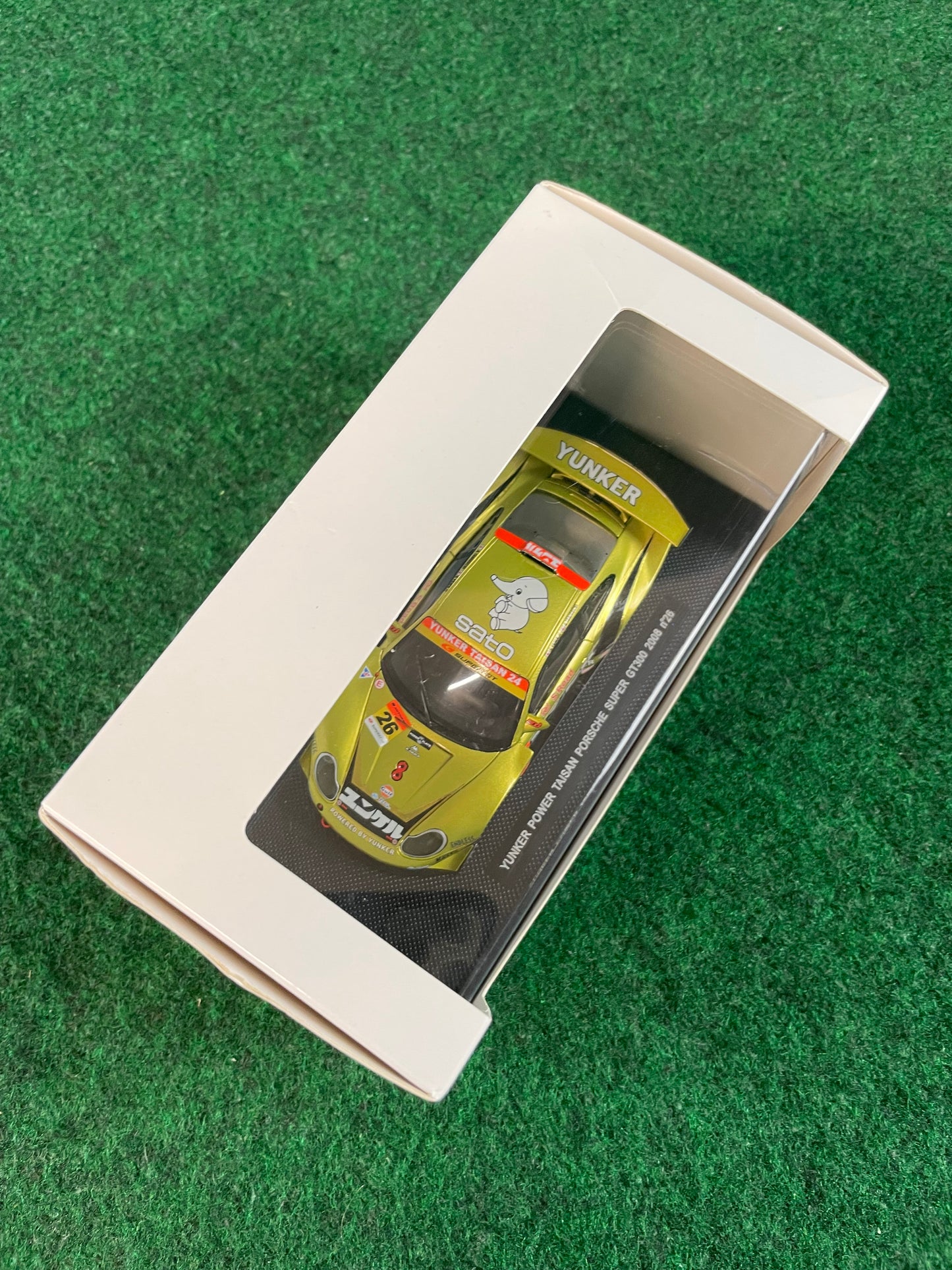 EBBRO Yunker Taisan SuperGT 2008 Porsche 911 GT3R 1/43 Scale Diecast