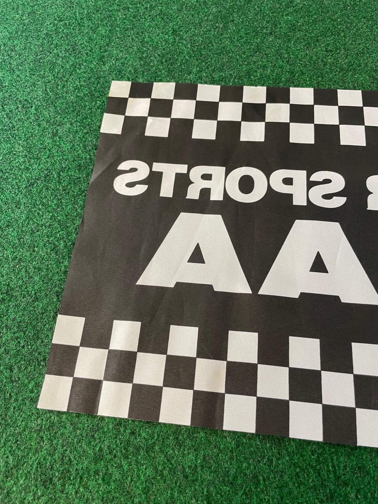 PIAA Motor Sports Racing Team Vintage Cheering Race Fan Flag