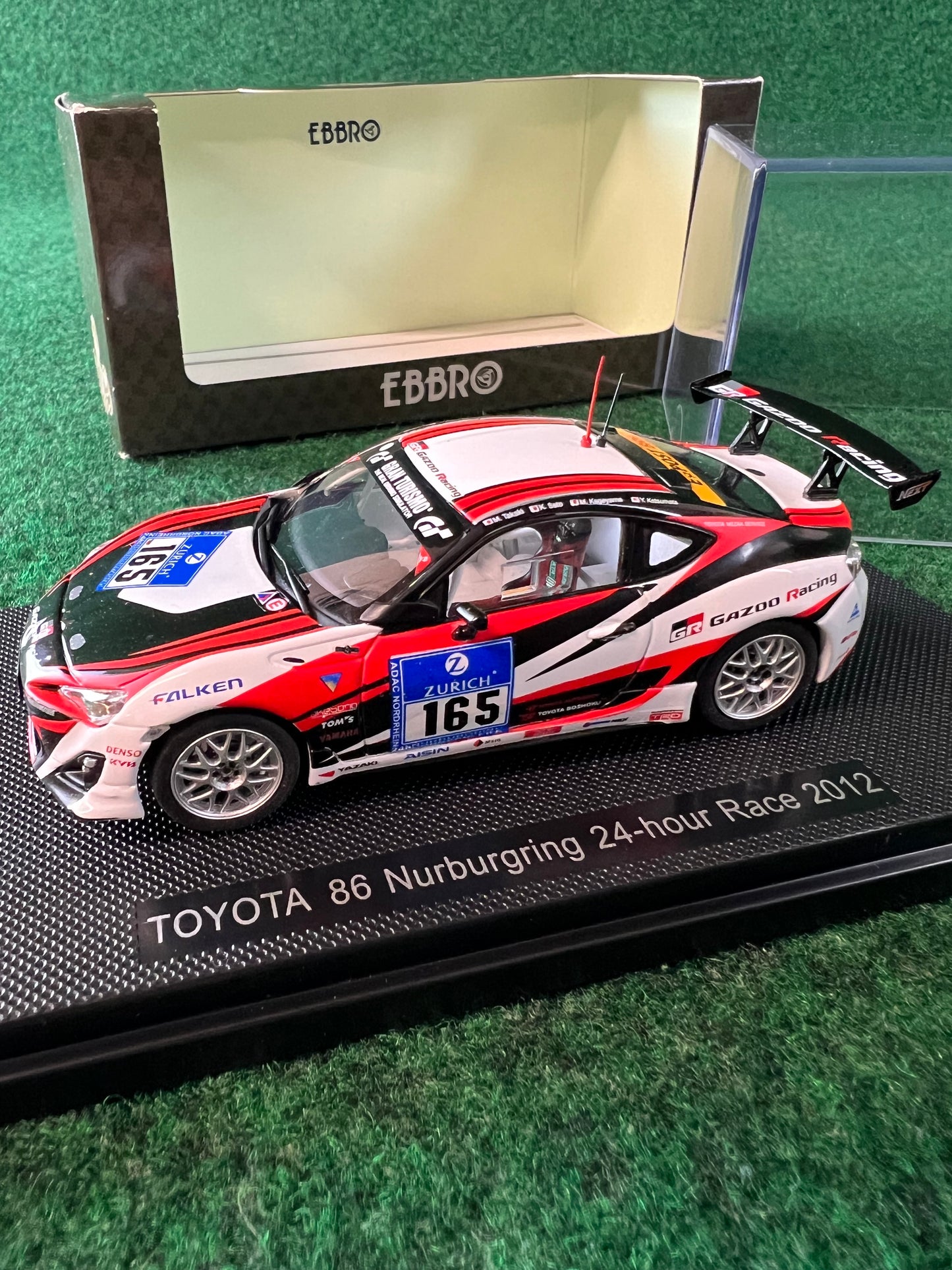 EBBRO TOYOTA 86 Nurburgring 24-hour Race 2012 No.165 1/43 Scale Diecast