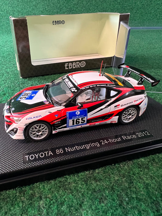 EBBRO TOYOTA 86 Nurburgring 24-hour Race 2012 No.165 1/43 Scale Diecast