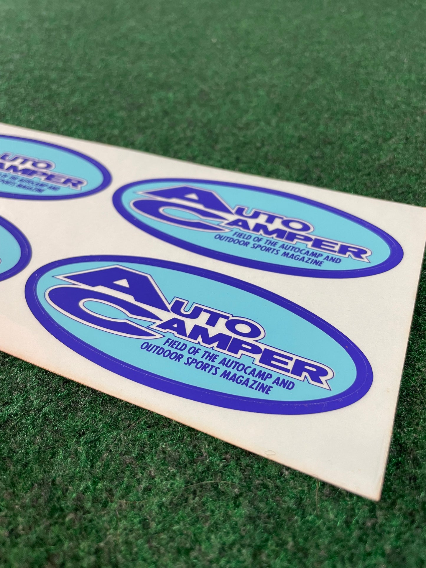 Auto Camper - FIELD OF THE AUTOCAMP AND OUTDOOR SPORTS Sticker Sheet