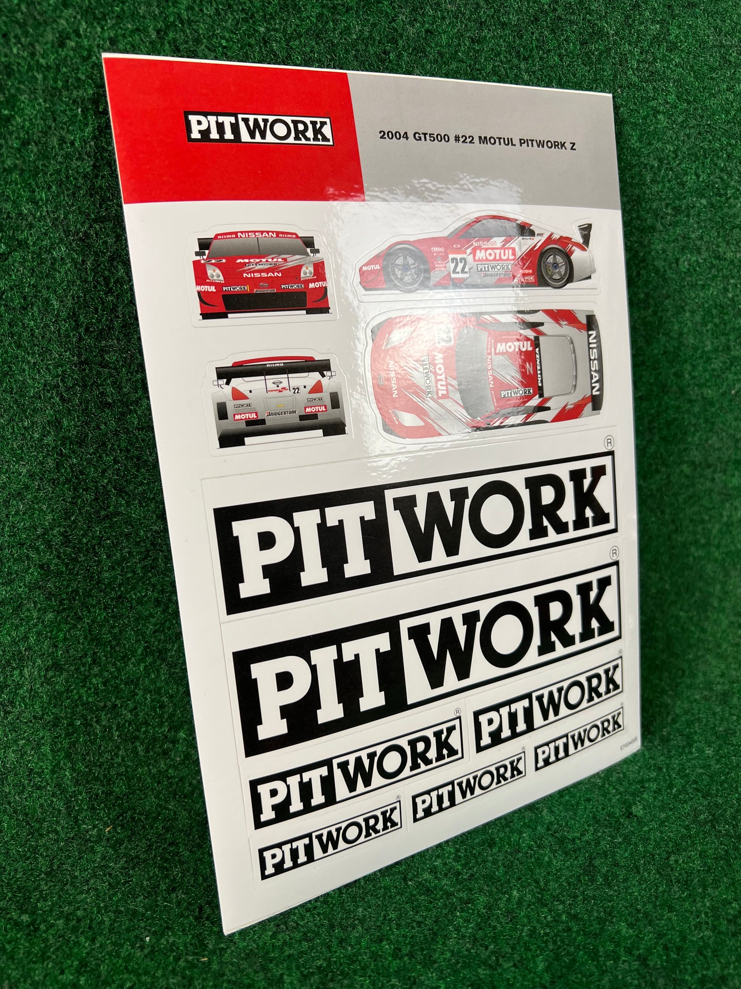Nissan Fairlady Z JGTC Nismo Motul Pitwork Sticker Sheet Set