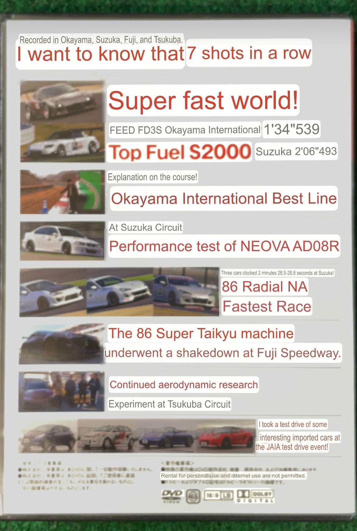 REVSPEED DVD - Vol. 49 & 50 Set of 2