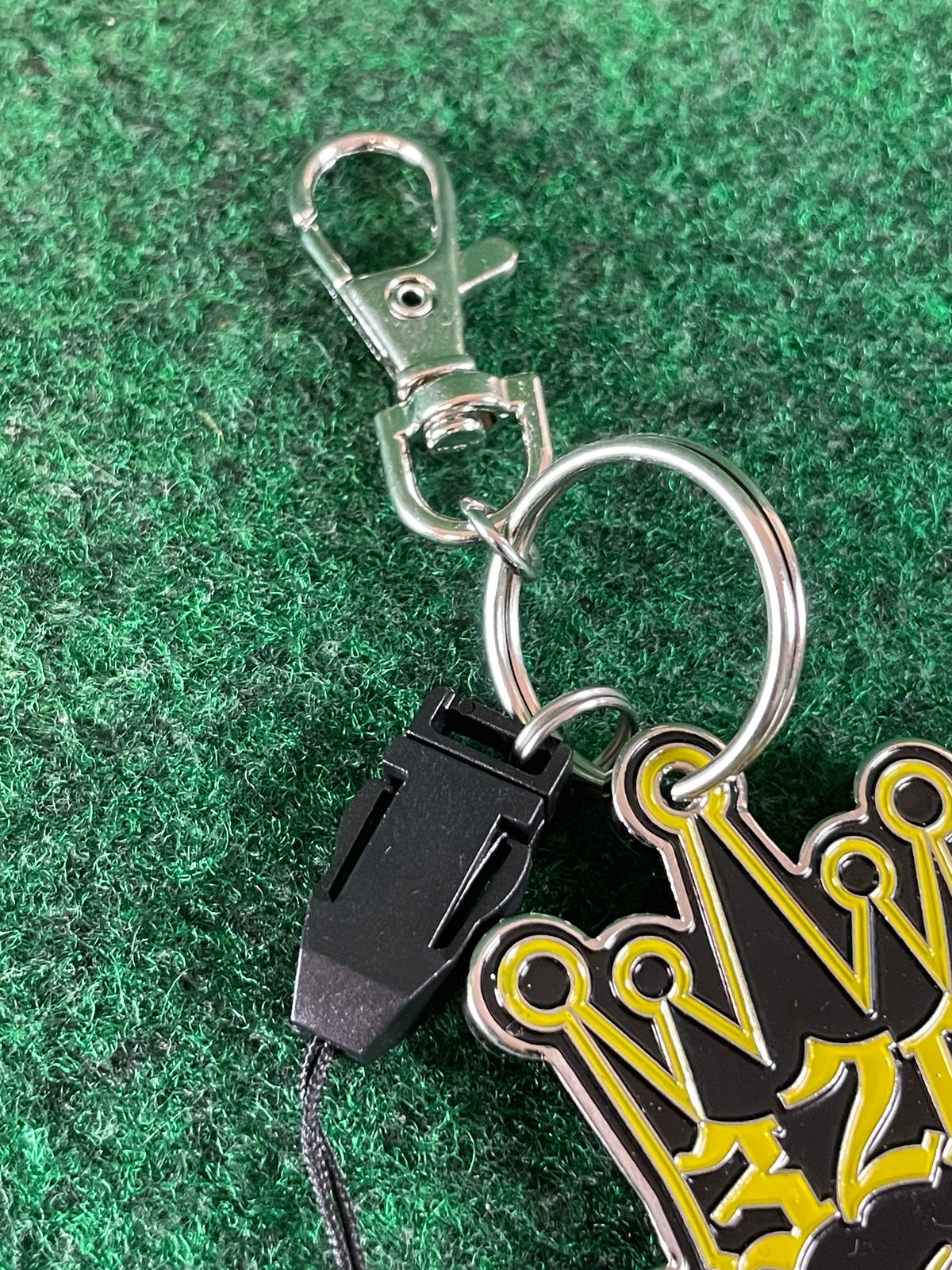 326POWER - Metal Emblem Crown Logo Keychain