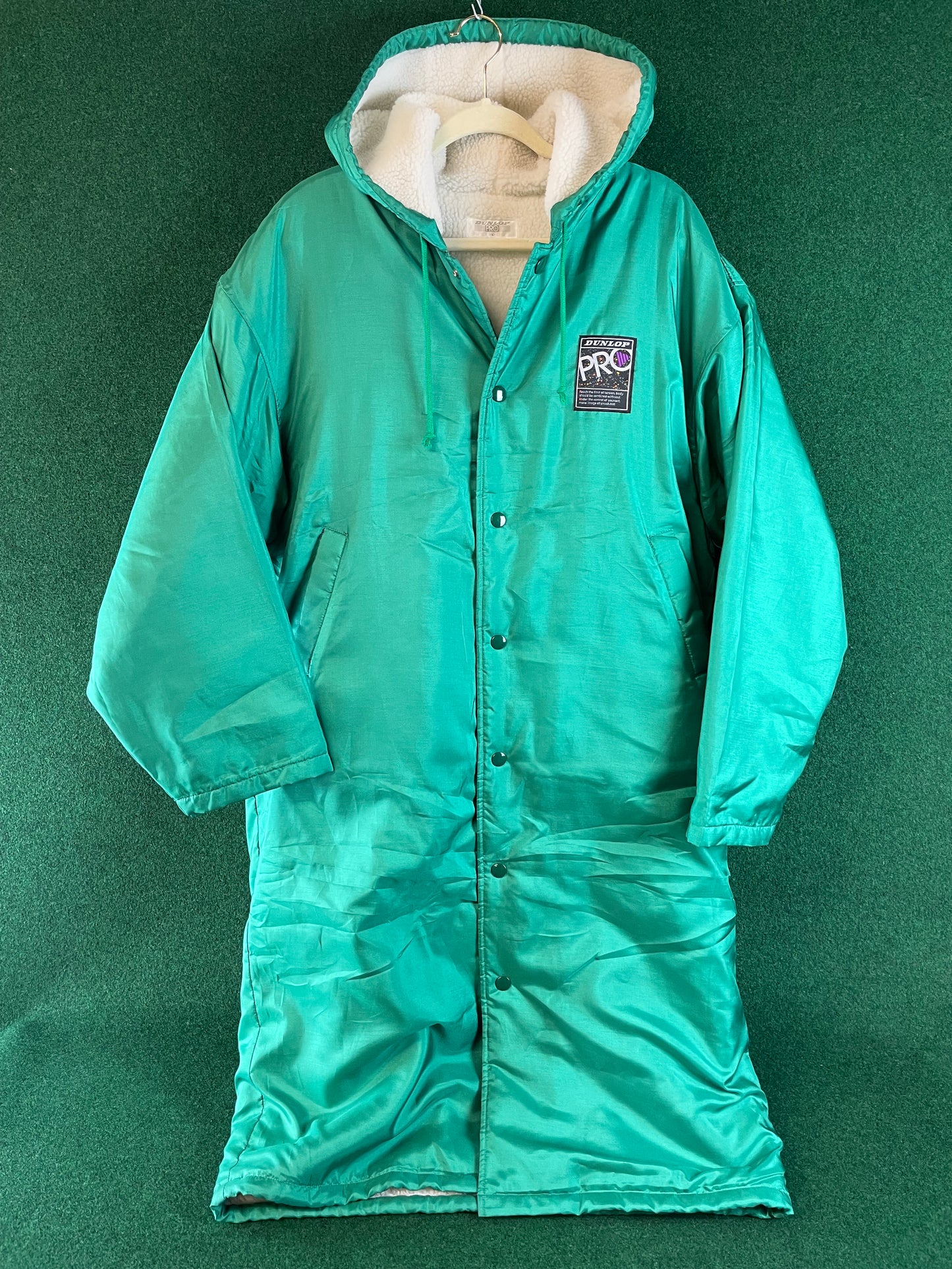 DUNLOP PRO Sports Activewear - Insulated Fleece Lined Vintage Bench Coat