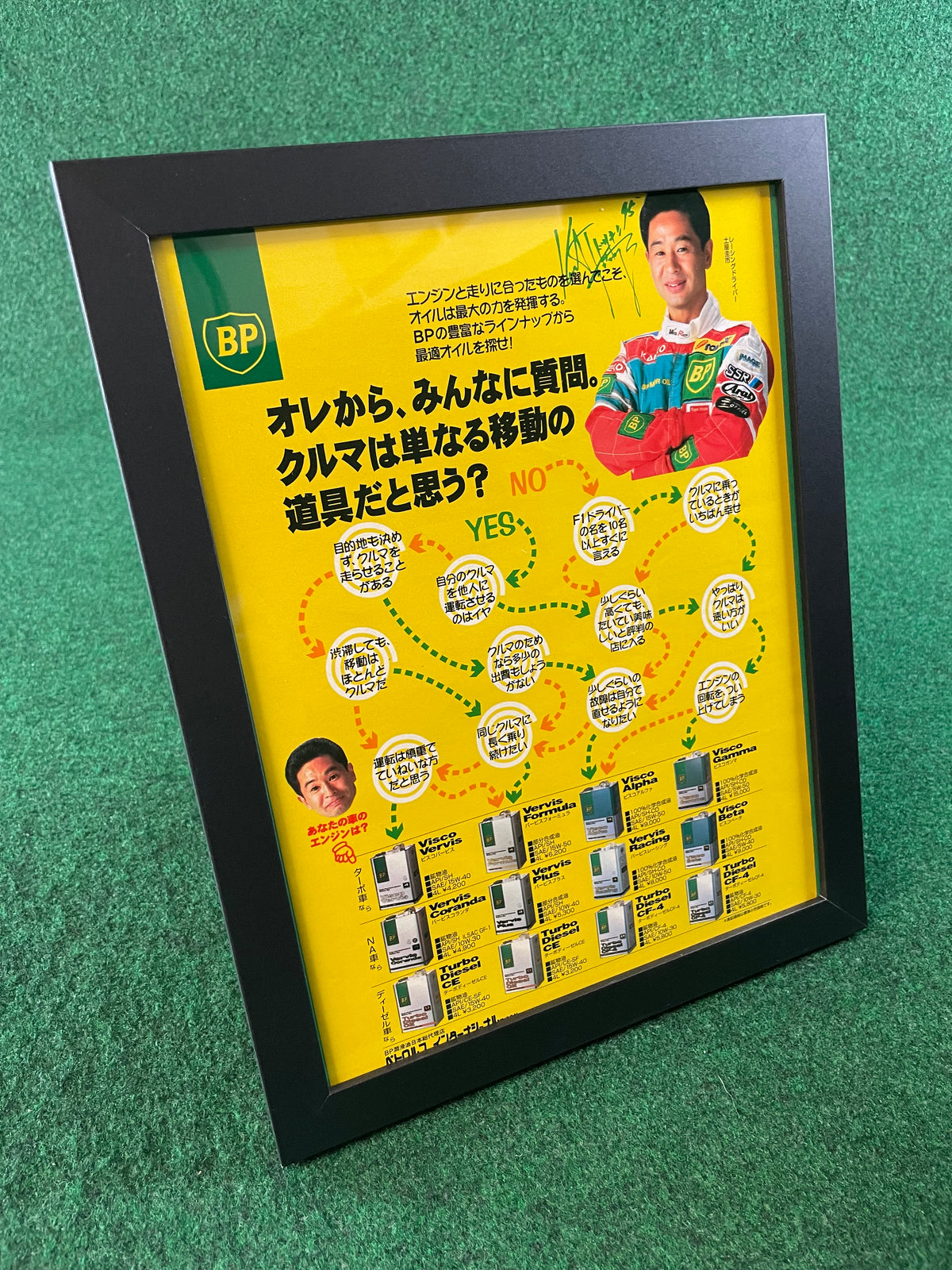 BP Oil & Keiichi Tsuchiya - Framed Advertisement