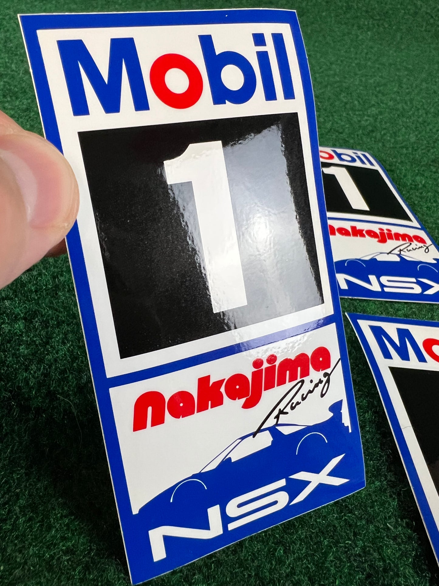 Mobil1 Nakajima Racing Honda NSX - JGTC Sticker Set