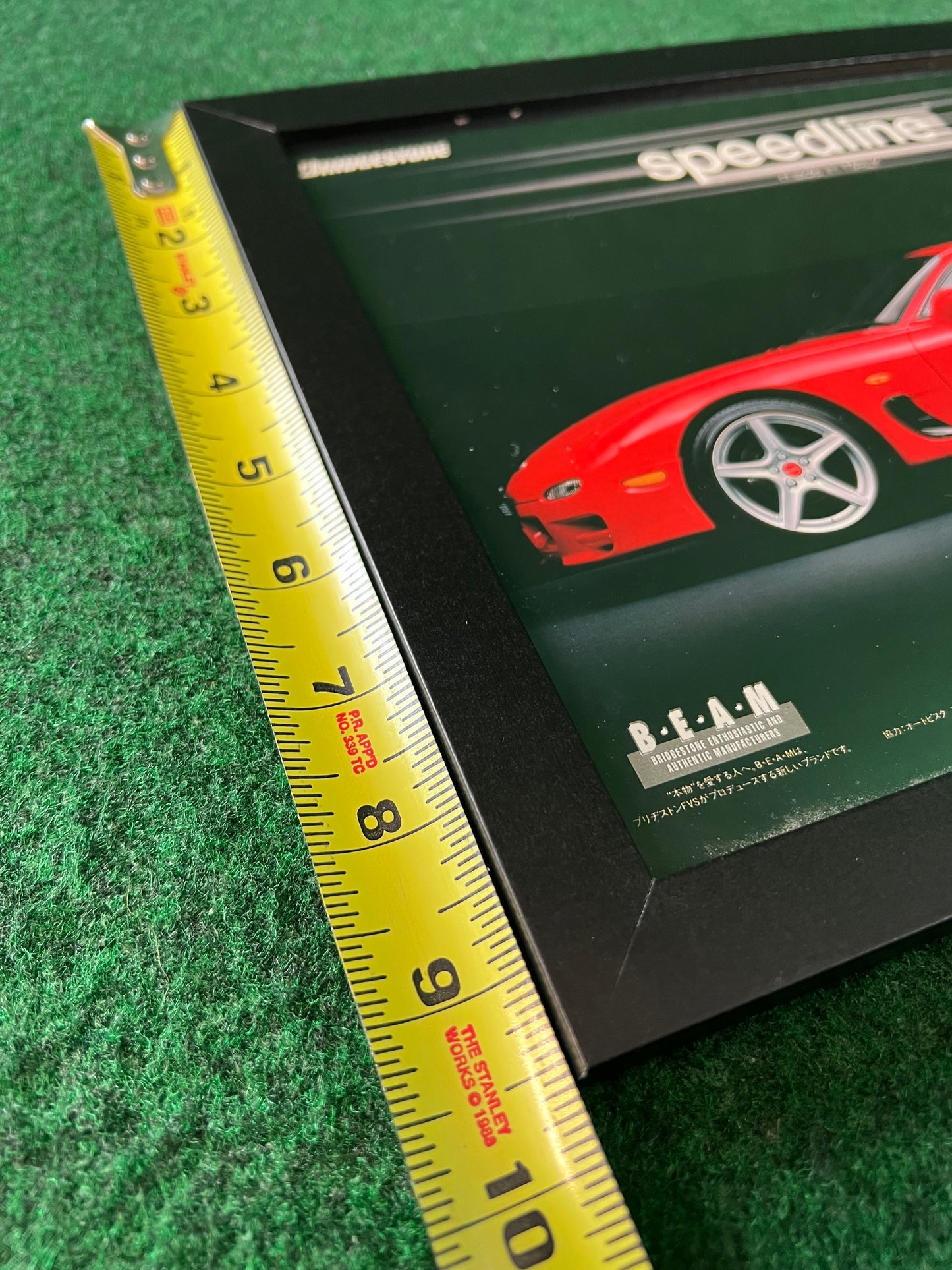 Speedline Wheels - Mazda RX-7 Framed Advertisement Picture