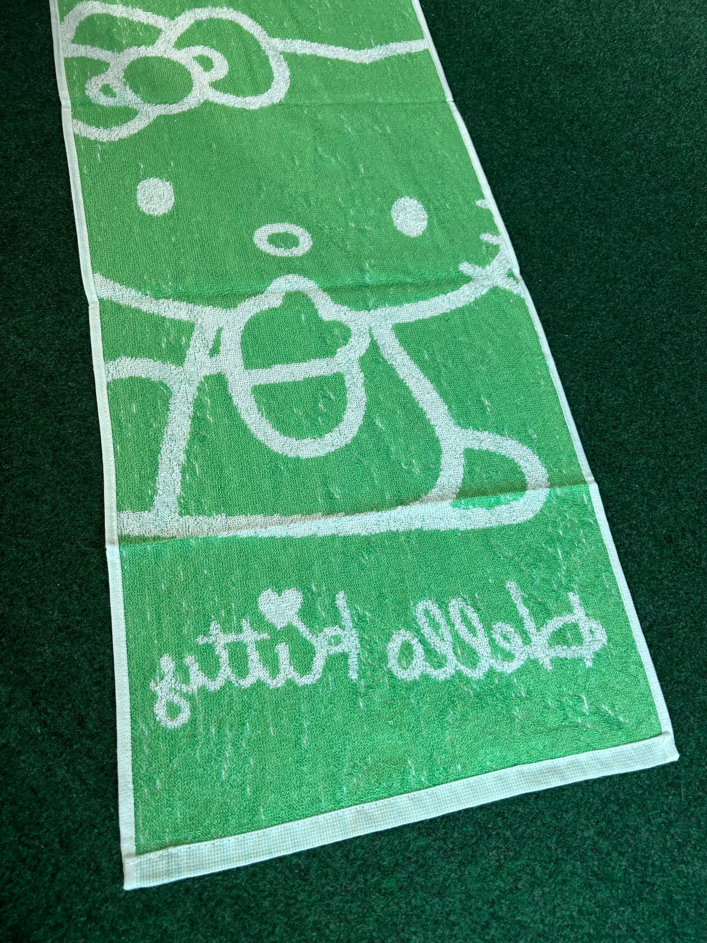 Hello Kitty & Eneos “Express” 2017 Green Promotional Towel