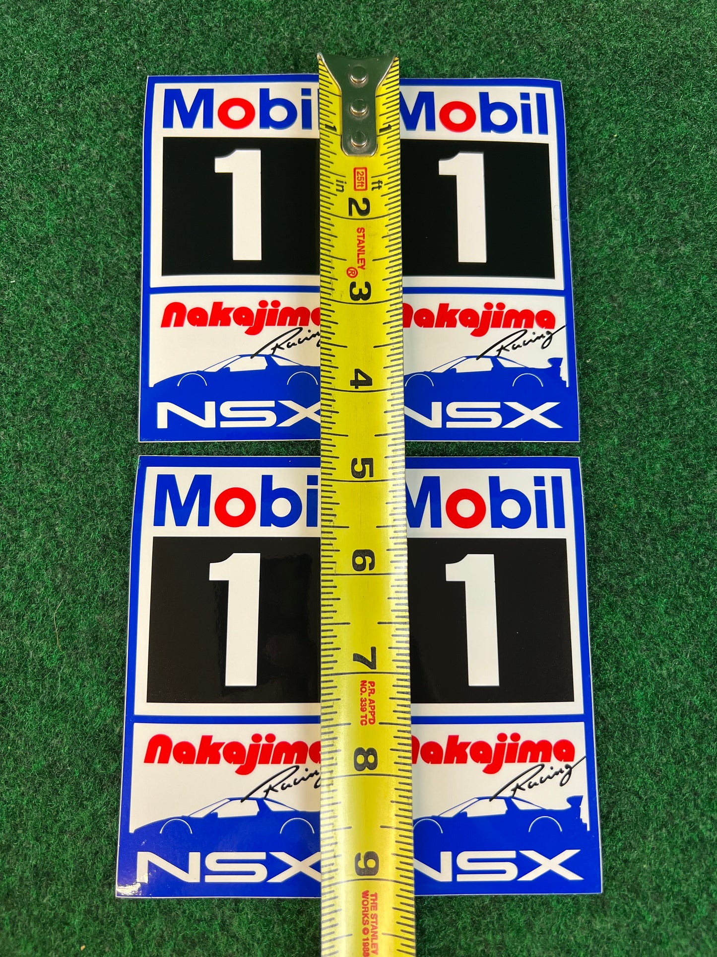 Mobil1 Nakajima Racing Honda NSX - JGTC Sticker Set