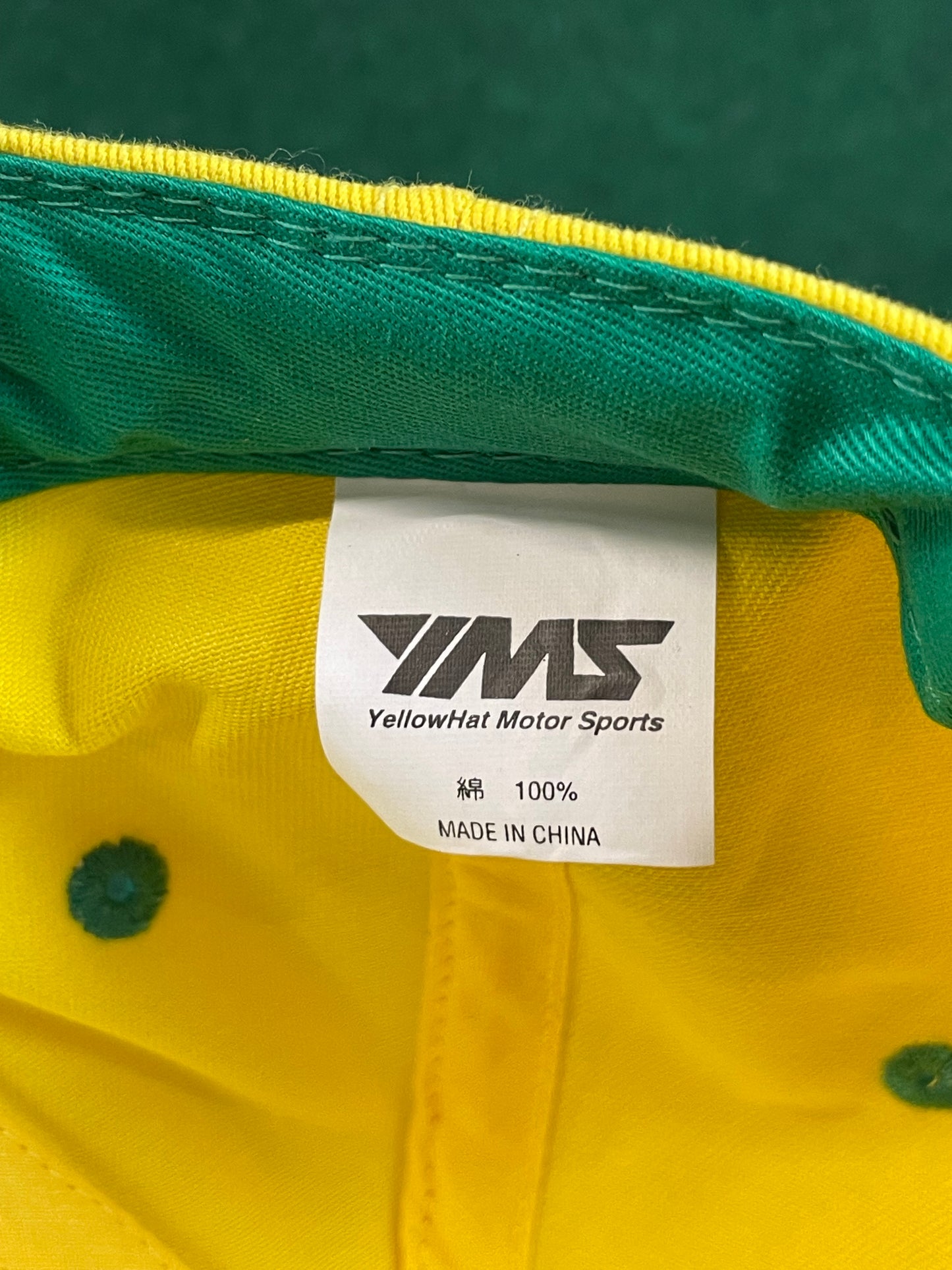 YMS YellowHat Motor Sports -  Velcro Adjustable Hat