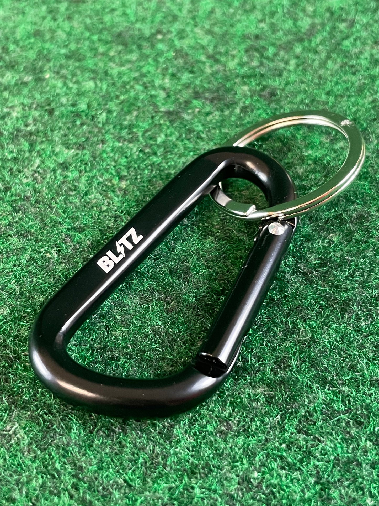 BLITZ - Black Carabiner Keychain